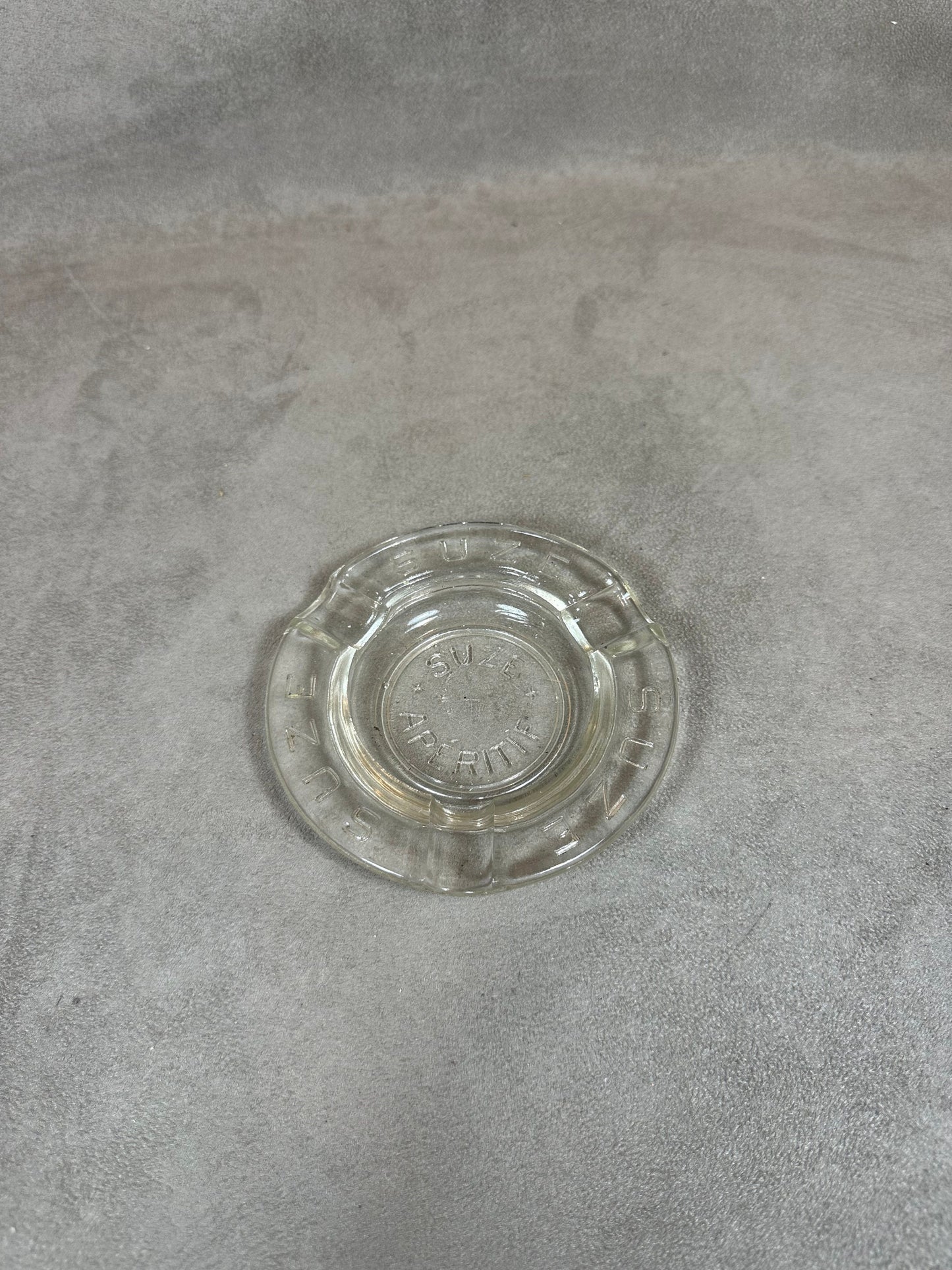 Cendrier en verre Suze vintage Made in France