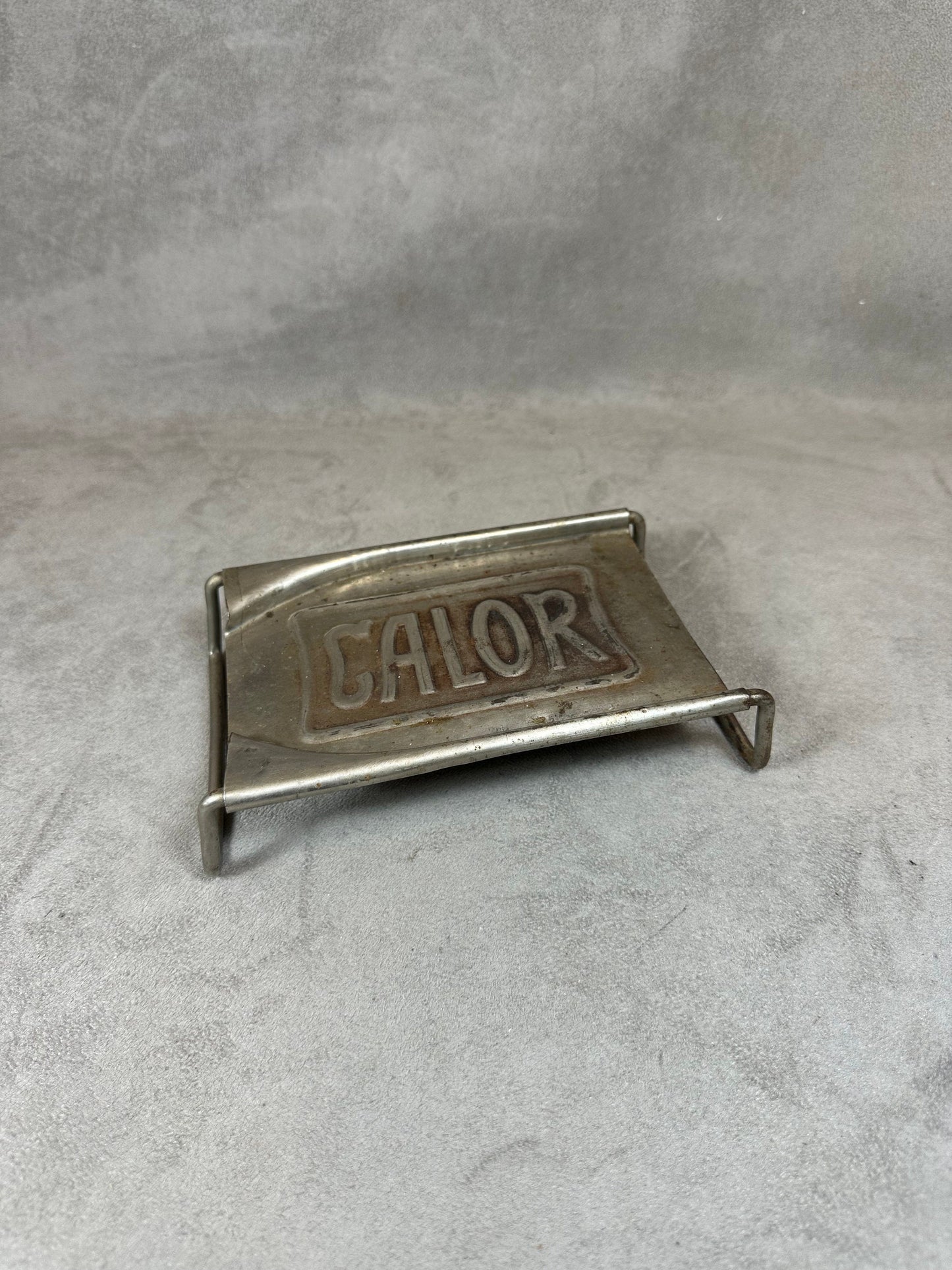 Support fer à repasser vintage CALOR en métal Made in France 1940