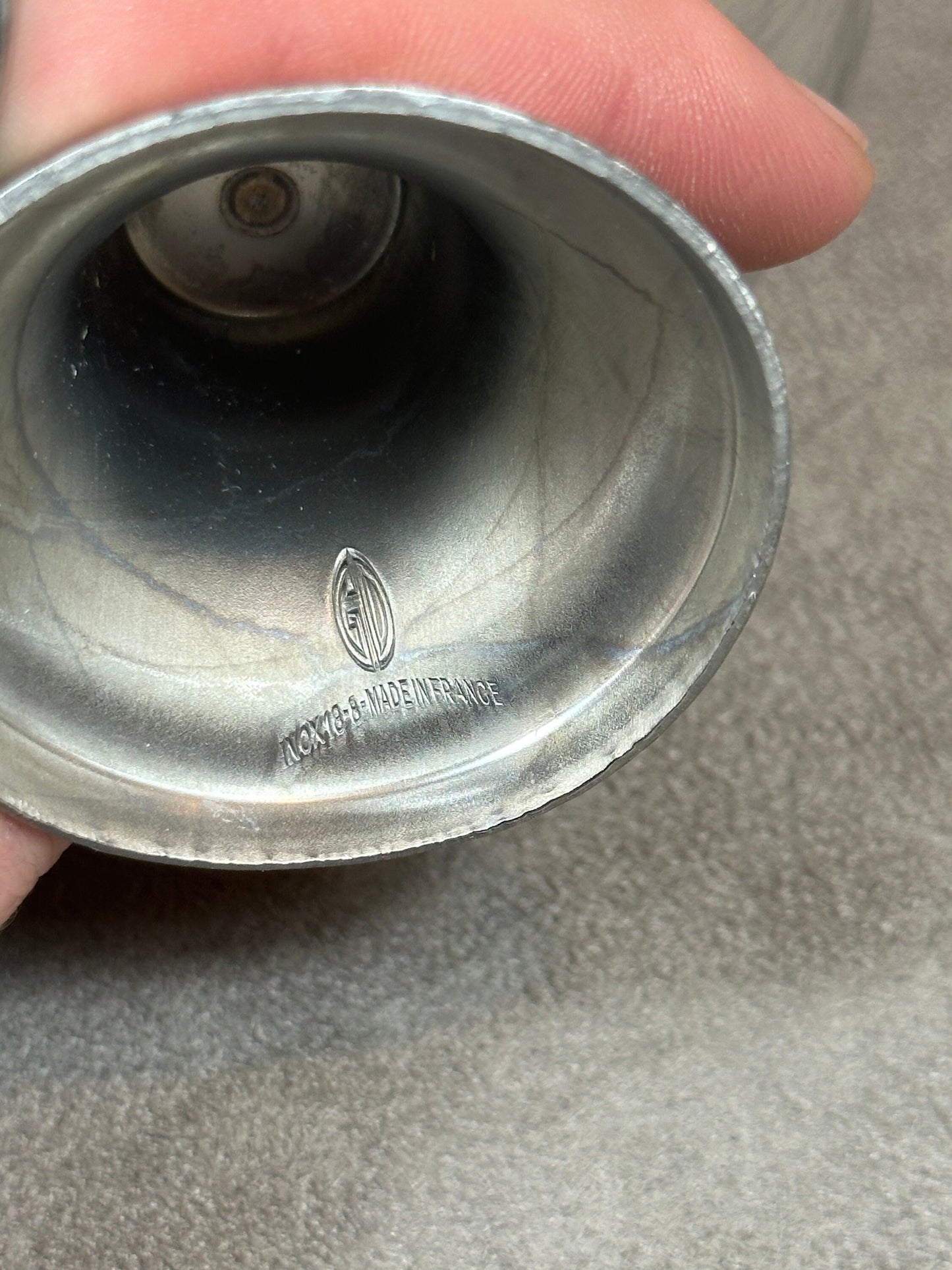 Lot de 6 coupes à glace  Guy Degrenne  en inox 18/10 vintage Made in France