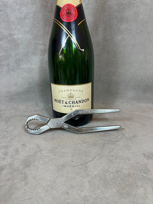 Moet et Chandon  pince à champagne en acier vintage Made in France, Wine Collectors, French Wine