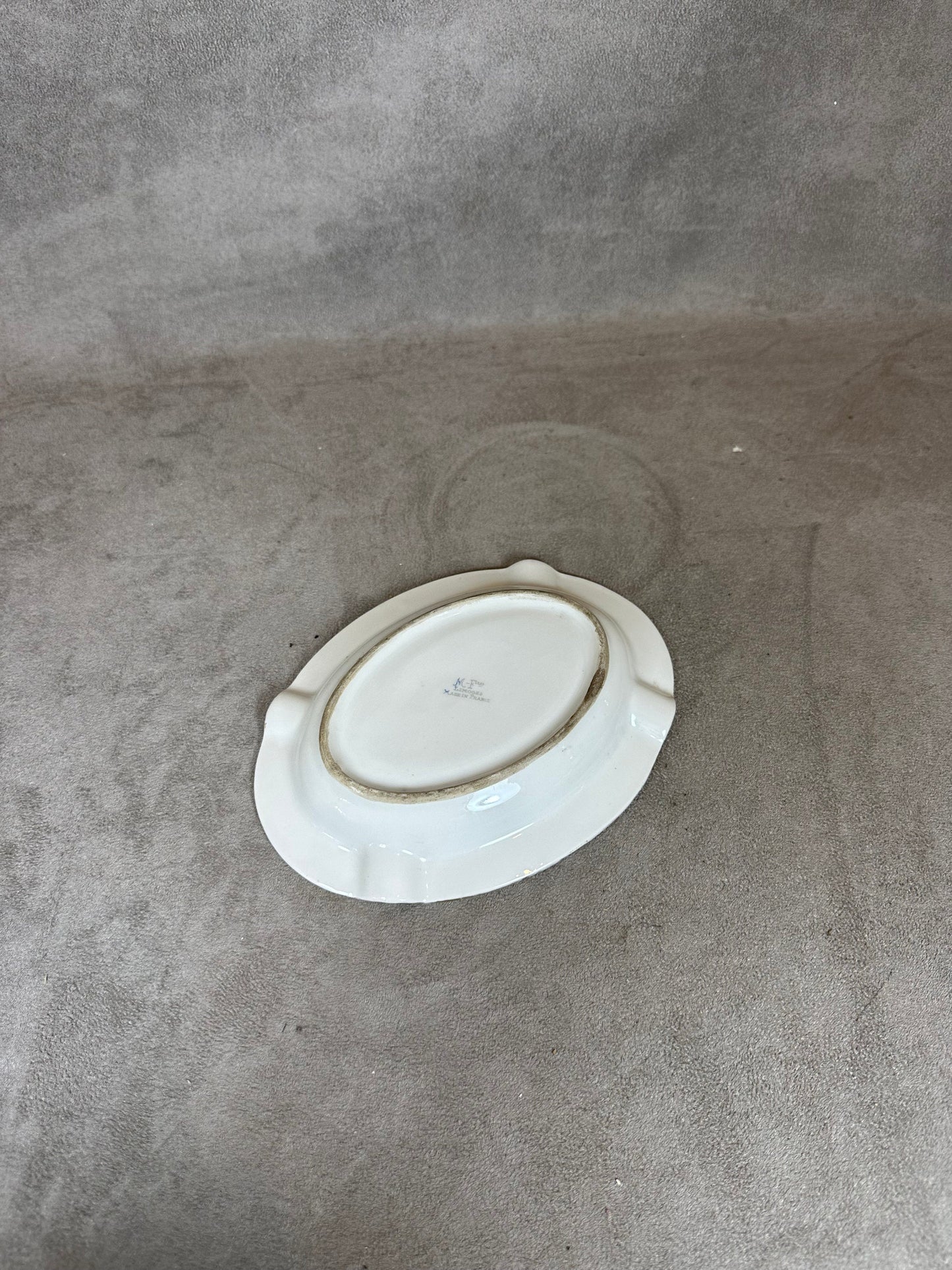 Lanson porcelain ashtray Made in France 1960s