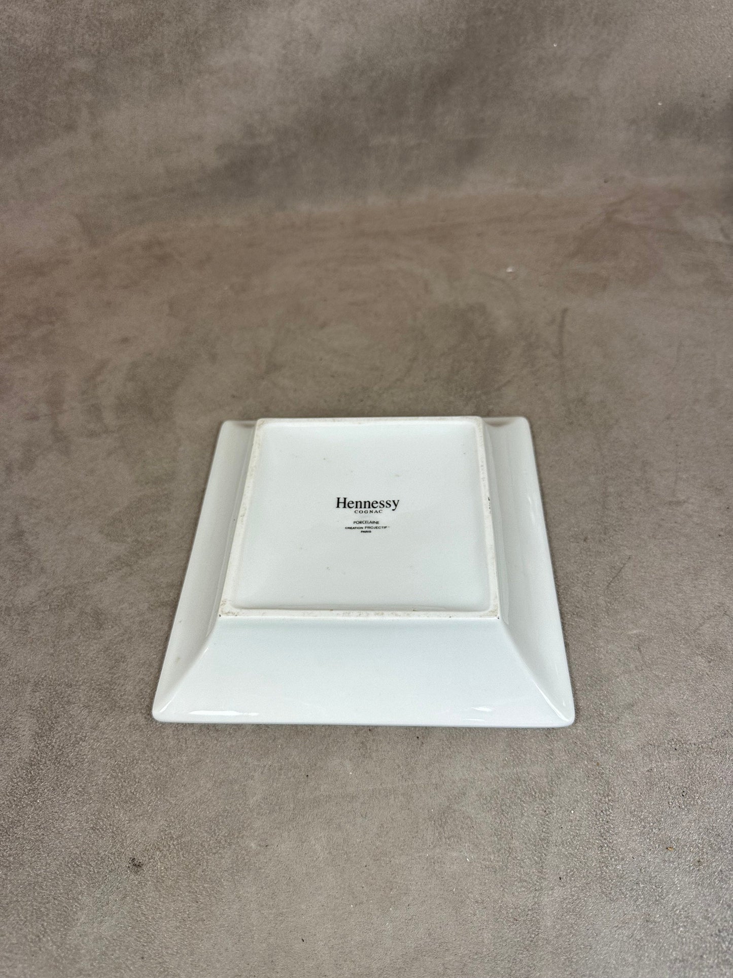 RARE Magnificent Hennessy cognac ashtray in vintage porcelain Made in France