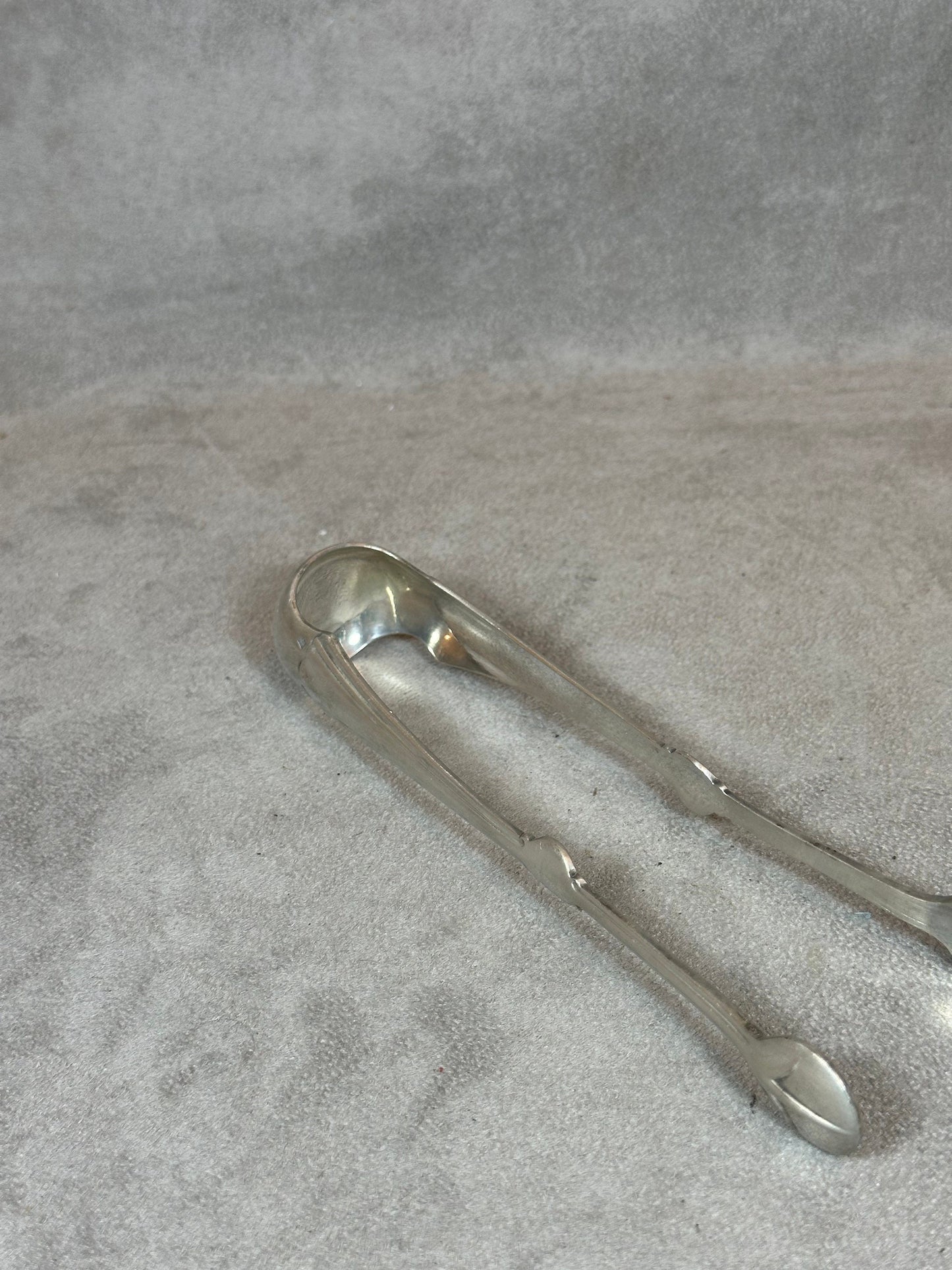 RARE Christofle silver-plated sugar tongs Made in France