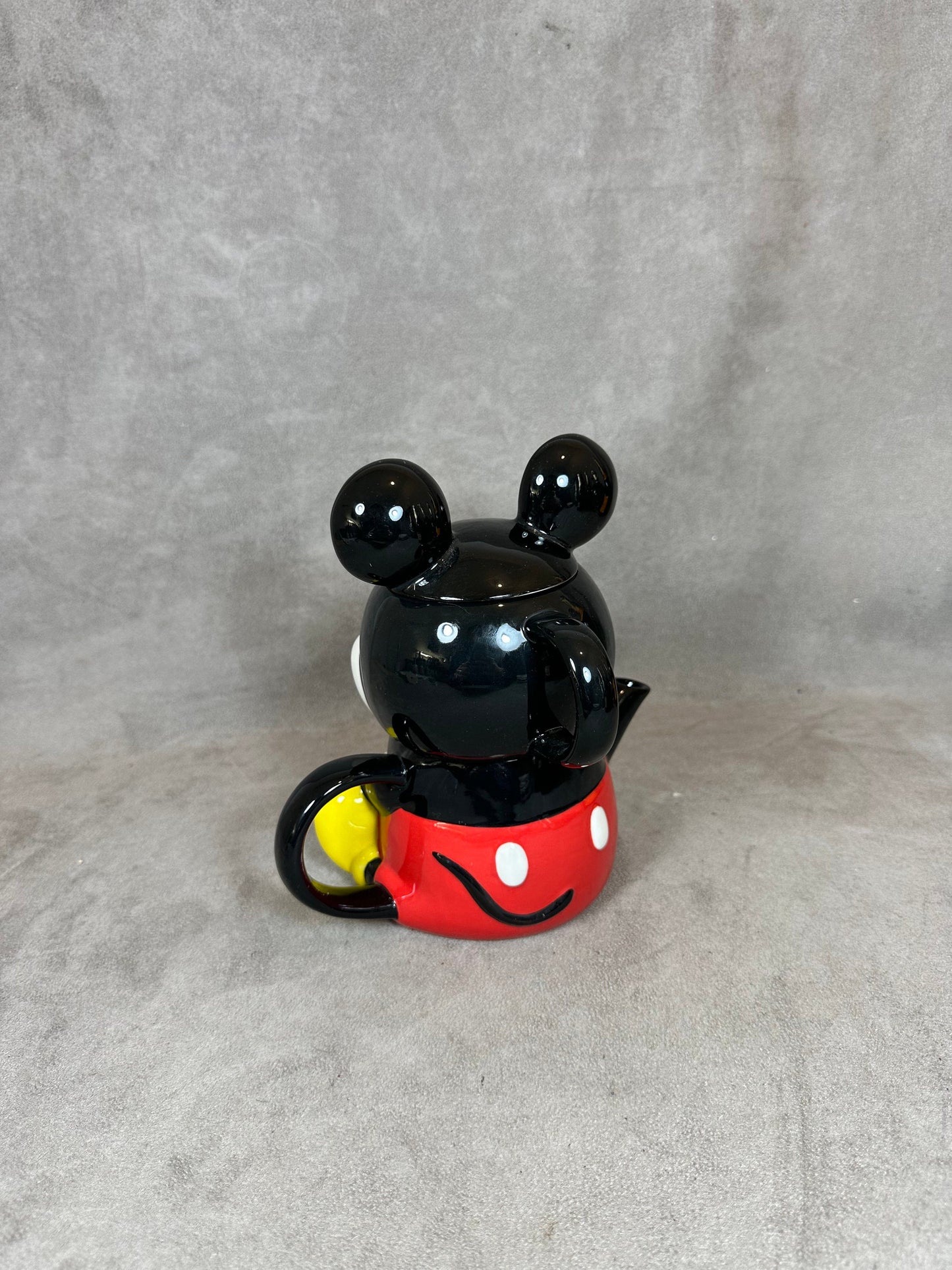 Tisanière Disney Mickey en faience Made in France Vintage 1980