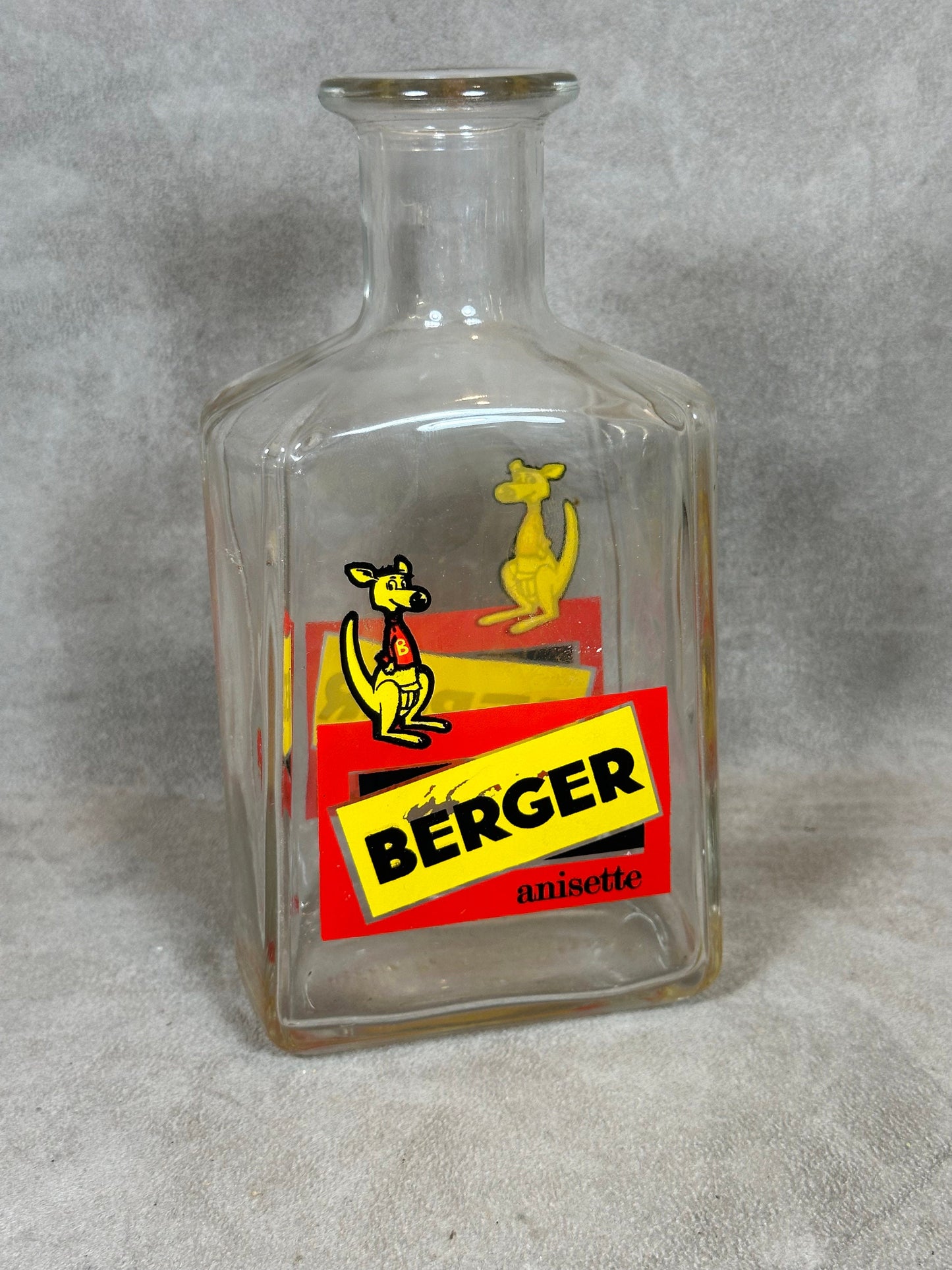 Berger glass water jug ​​Made in France vintage Year 1970