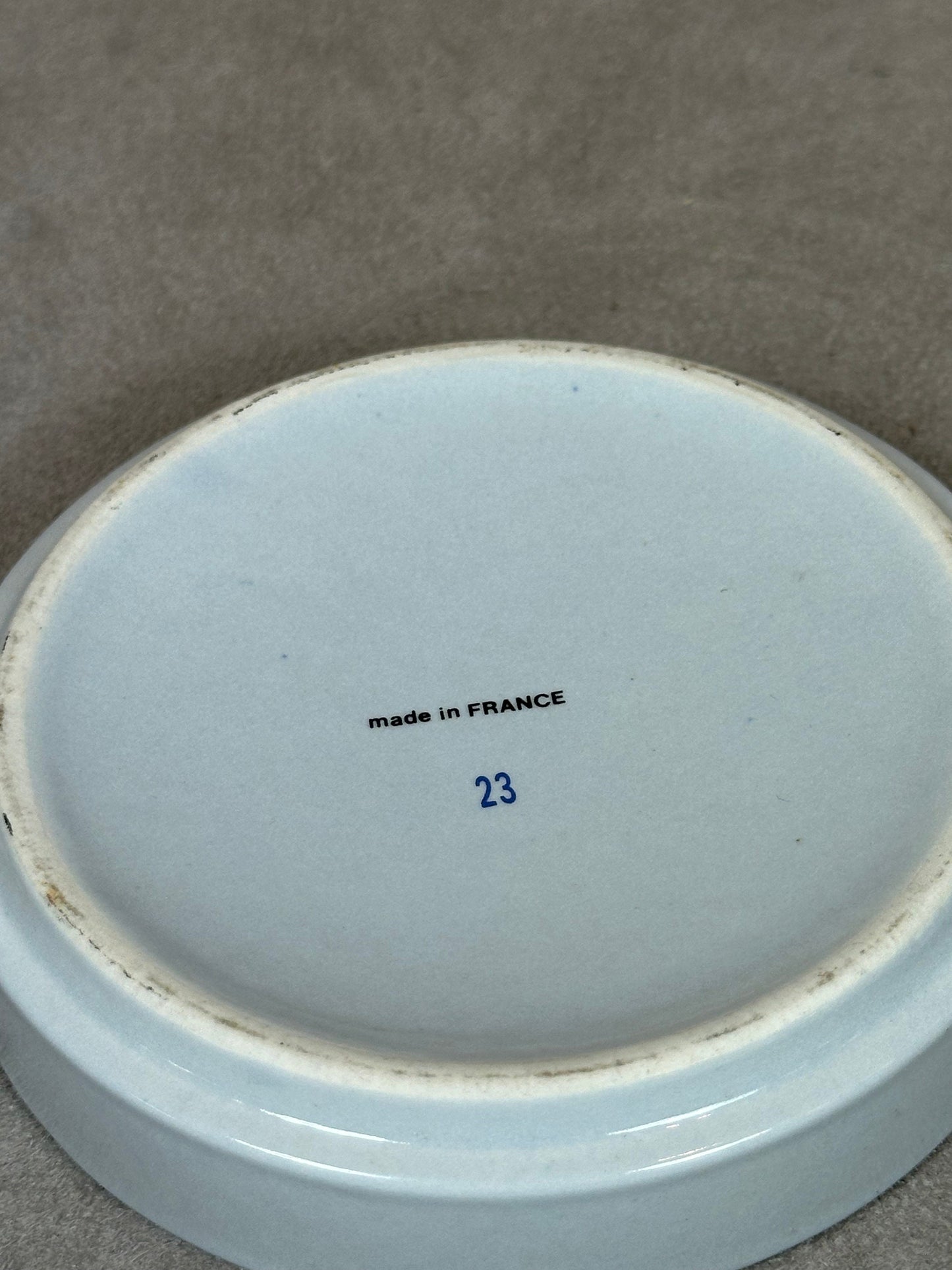 Steingut-Werbeaschenbecher, Pullman Hotels, Made in France, Vintage 1980