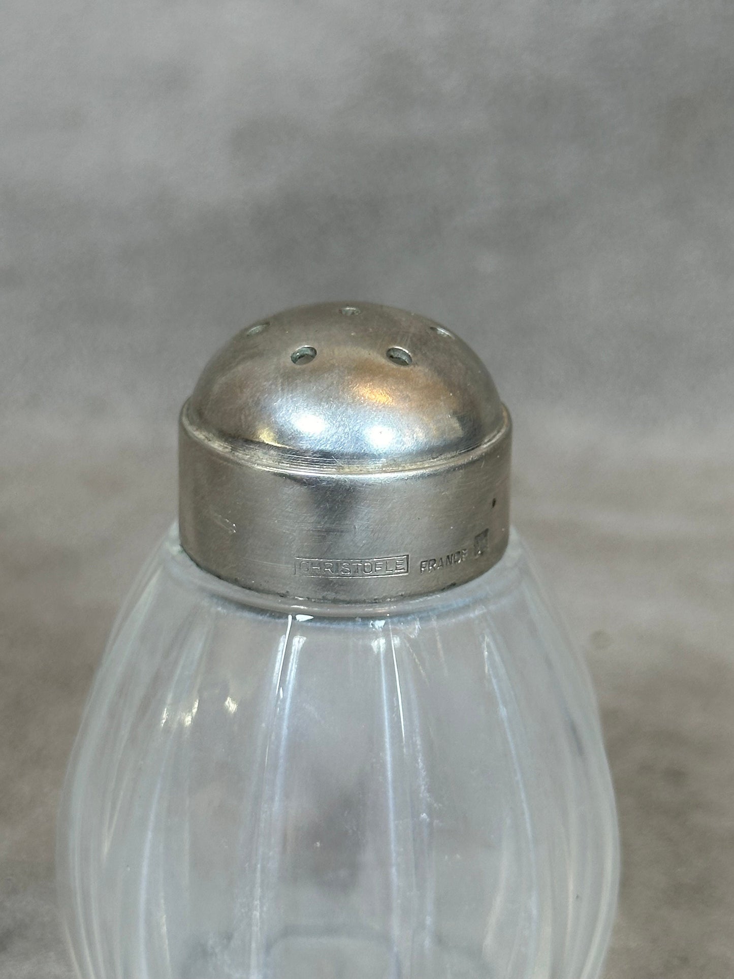 RARE Magnificent CHRISTOFLE ORFEVRERIE salt cellars in solid silver Made in France 1950s