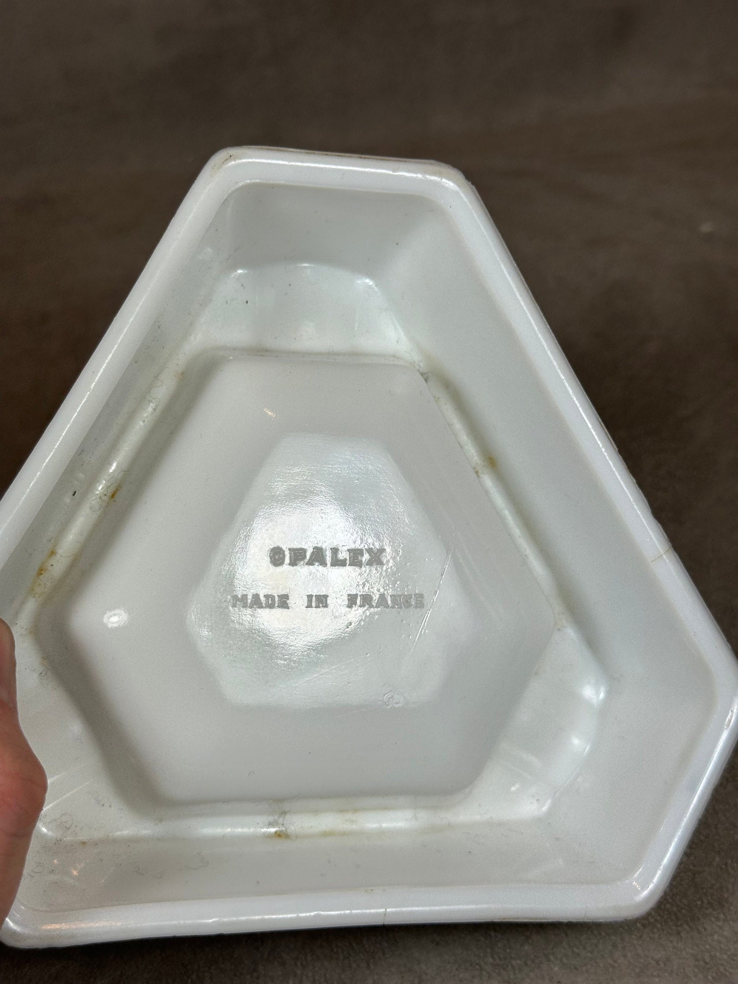 Opalex Advertising Ashtray, Martini, Made in France, Vintage 1980