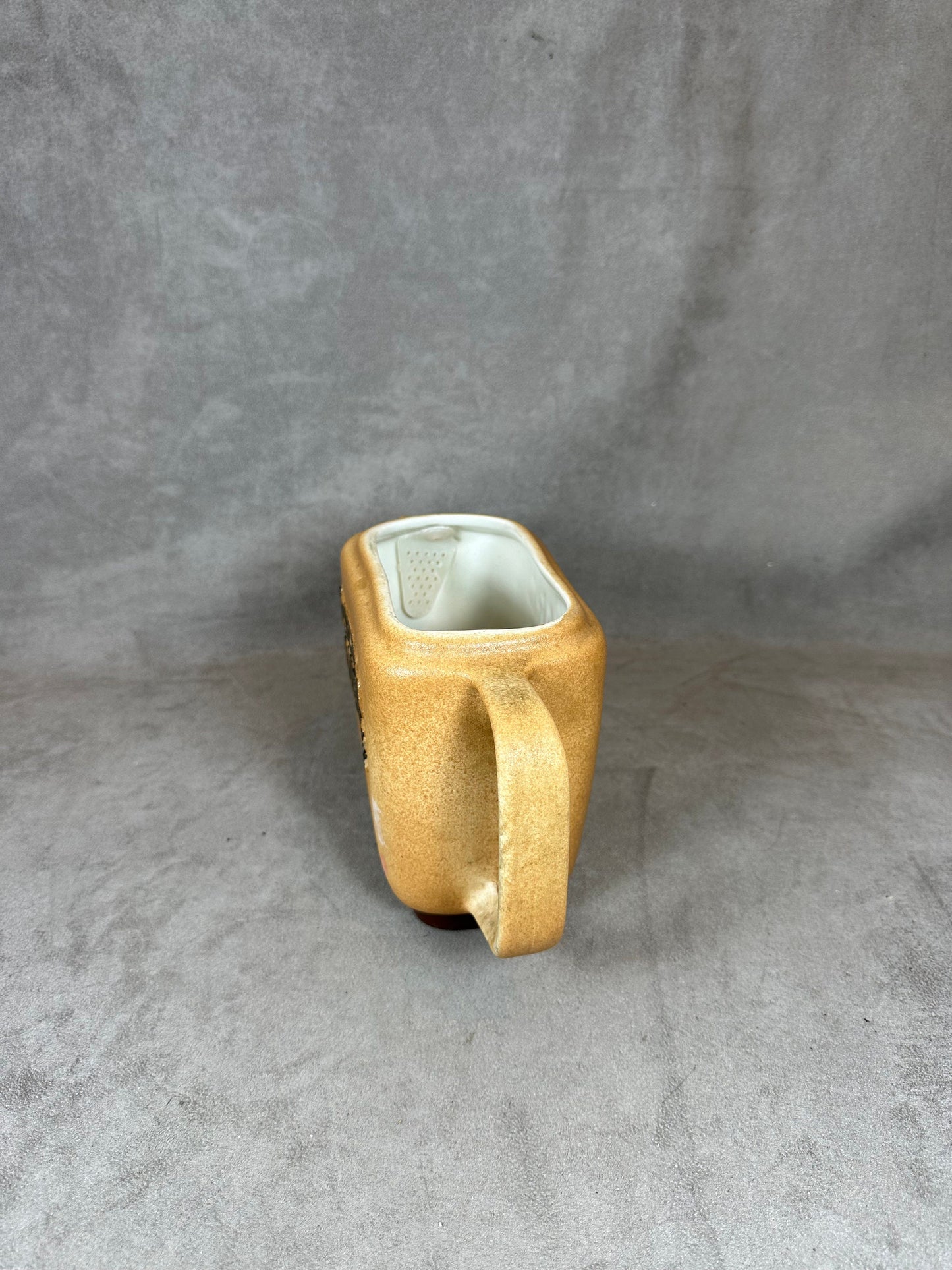 Ricard brown ceramic pitcher Made in France 1970s