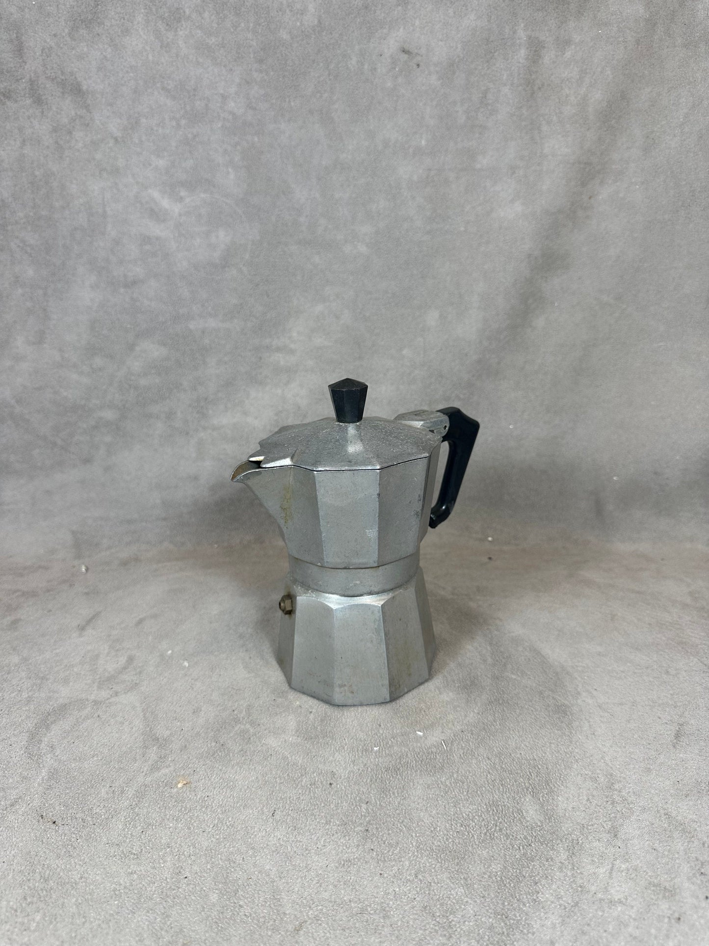 A.Bialetti Crusinallo vintage aluminum Italian coffee maker Made in Italy