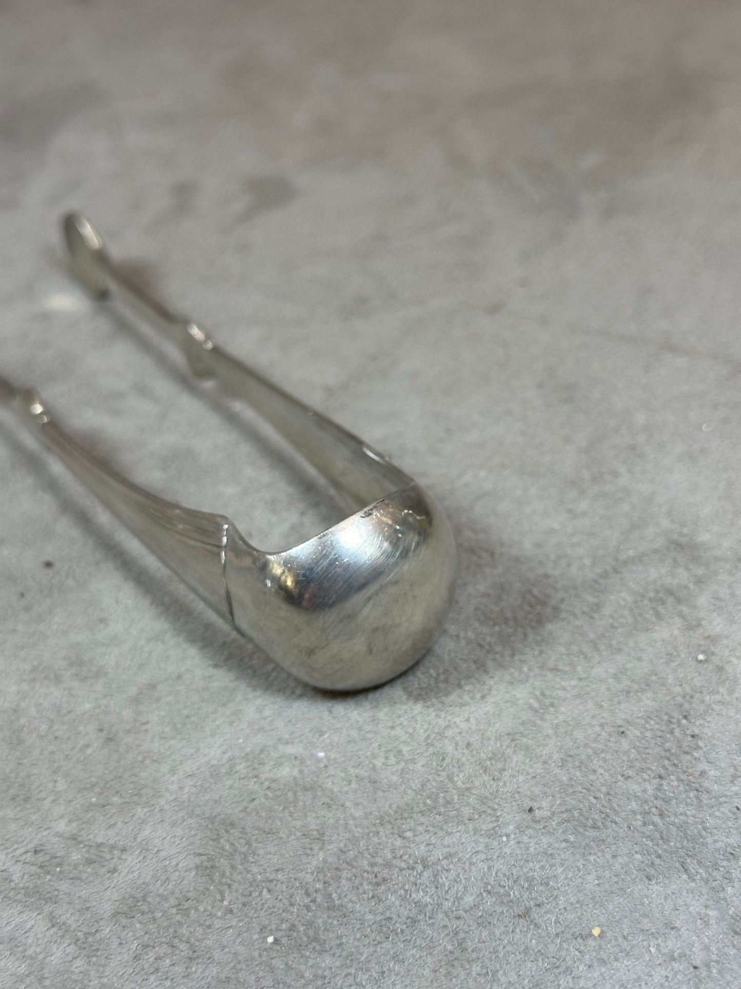 RARE Christofle silver-plated sugar tongs Made in France