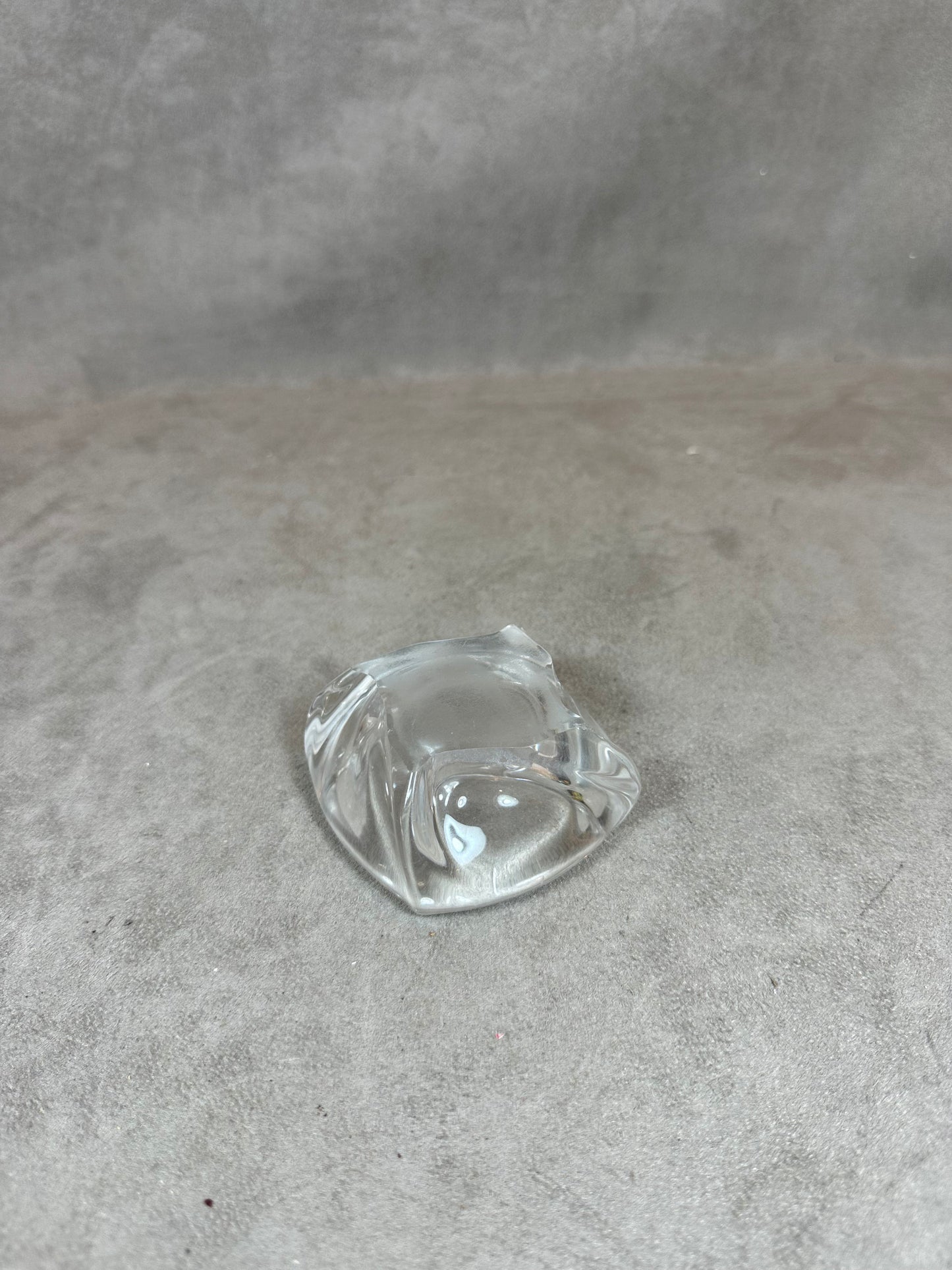 RARE Vintage DAUM Crystal Ashtray Made in France 1960s