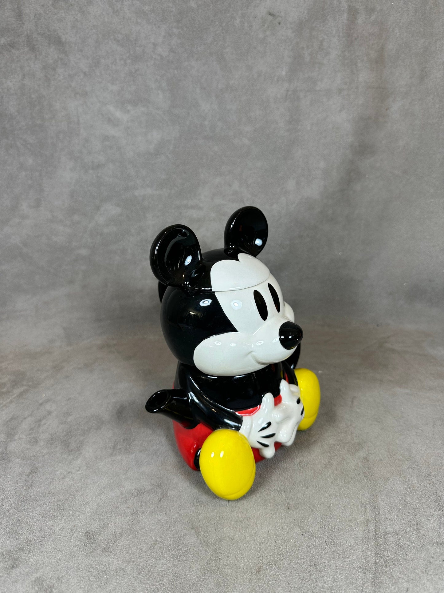 Tisanière Disney Mickey en faience Made in France Vintage 1980