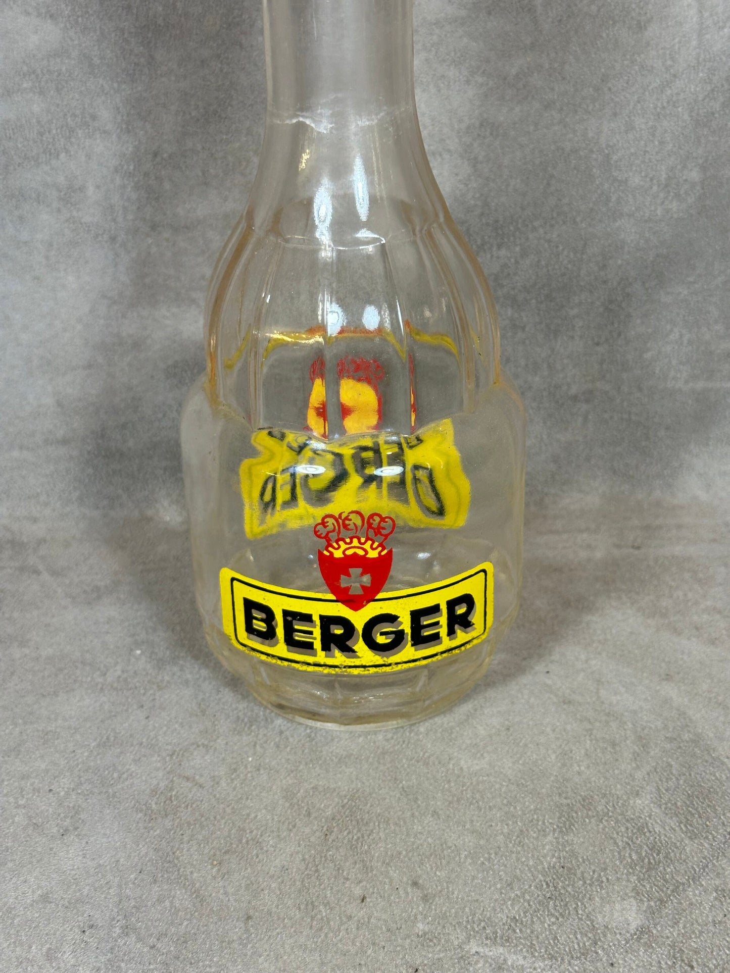 Berger glass water jug ​​Made in France vintage Year 1970