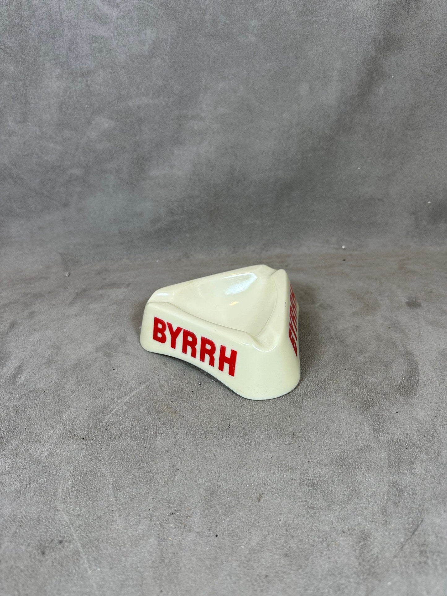 Magnier Blanguy Opaline Advertising Ashtray, Byrrh, Made in France, Vintage 1970