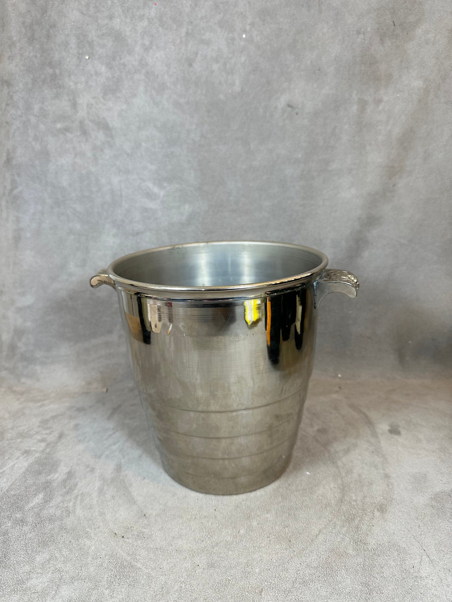 VERY RARE Veuve Clicquot Magnificent ARGIT silver metal bucket for champagne bottle Champagne Made in France