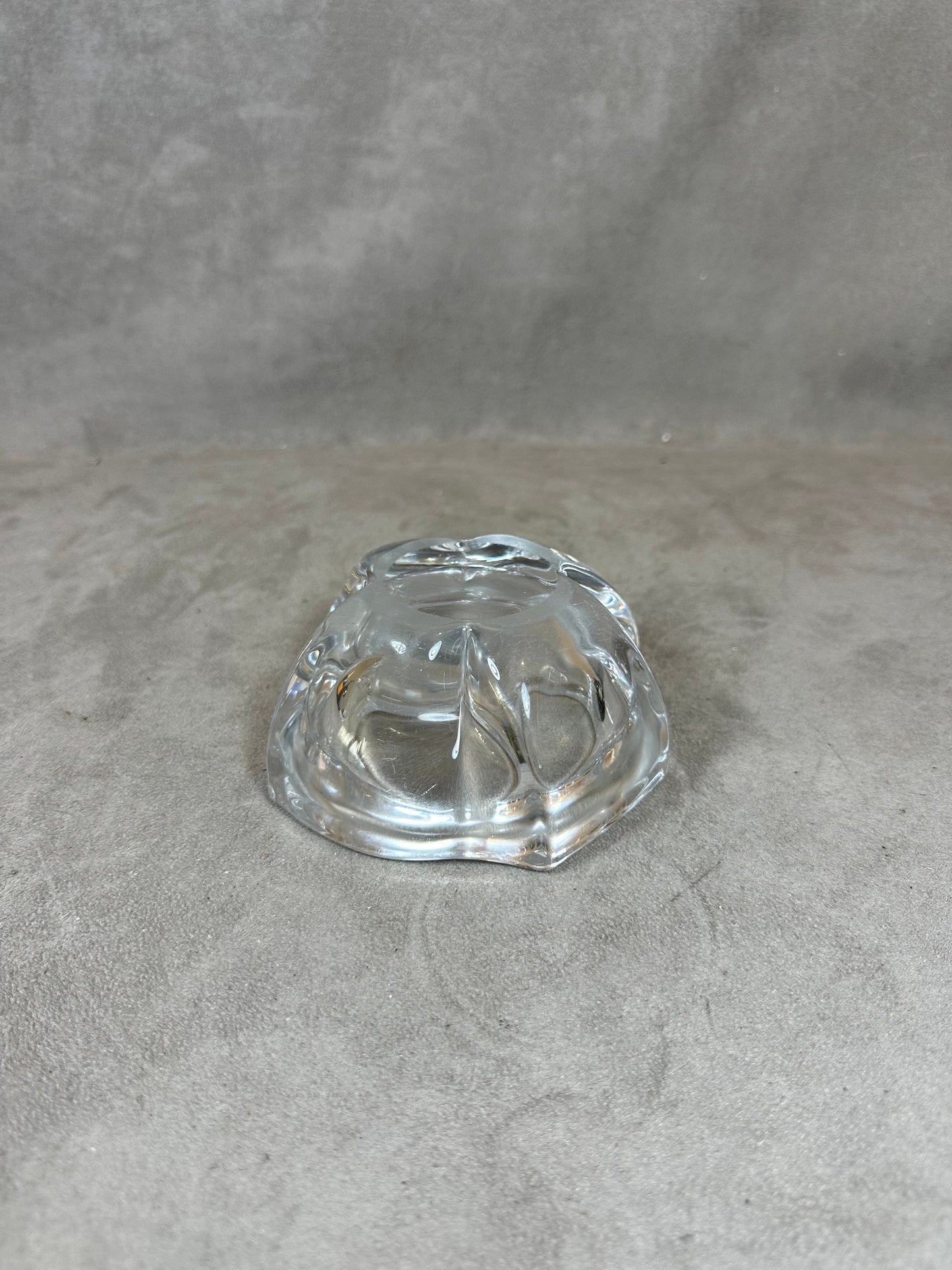 RARE Magnifique cendrier DAUM en cristal vintage Made in France Années 1960