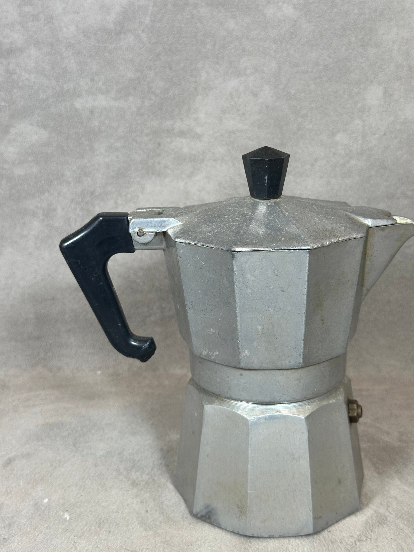 A.Bialetti Crusinallo vintage aluminum Italian coffee maker Made in Italy