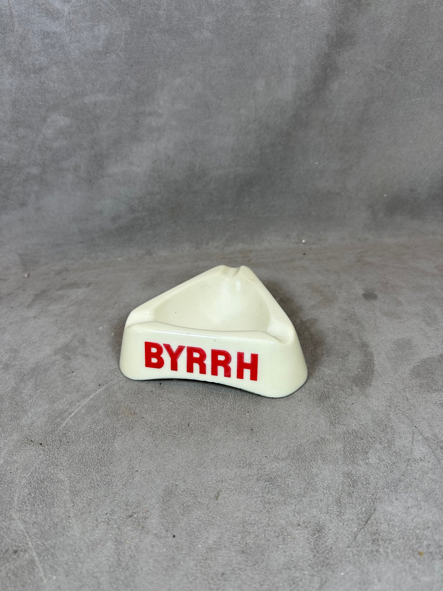 Magnier Blanguy Opaline Advertising Ashtray, Byrrh, Made in France, Vintage 1970