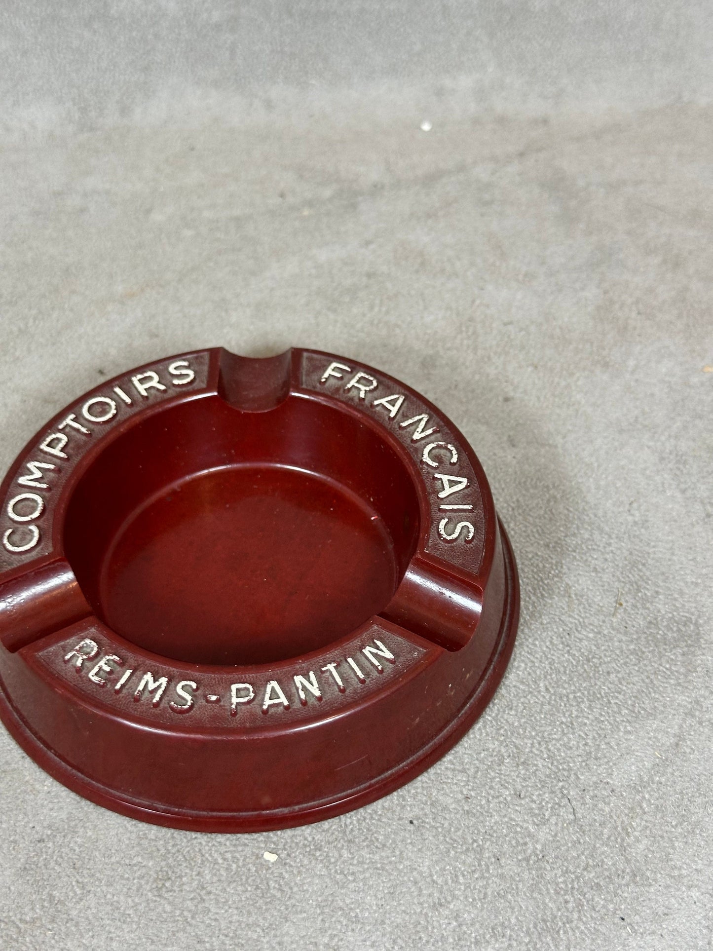 Comptoir Français Vintage Bakelite Ashtray Made in France 1950s