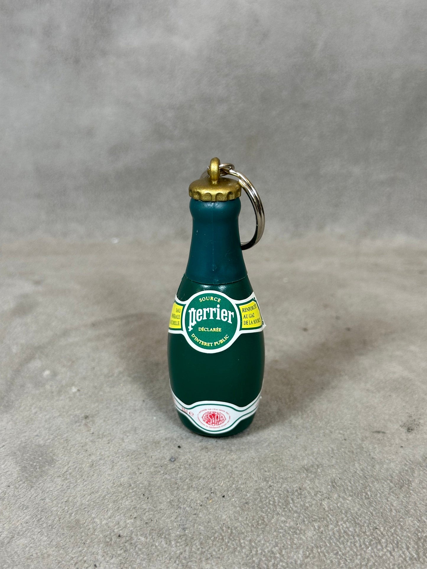 Pen Keychain, Perrier, Made in France, Vintage 1980