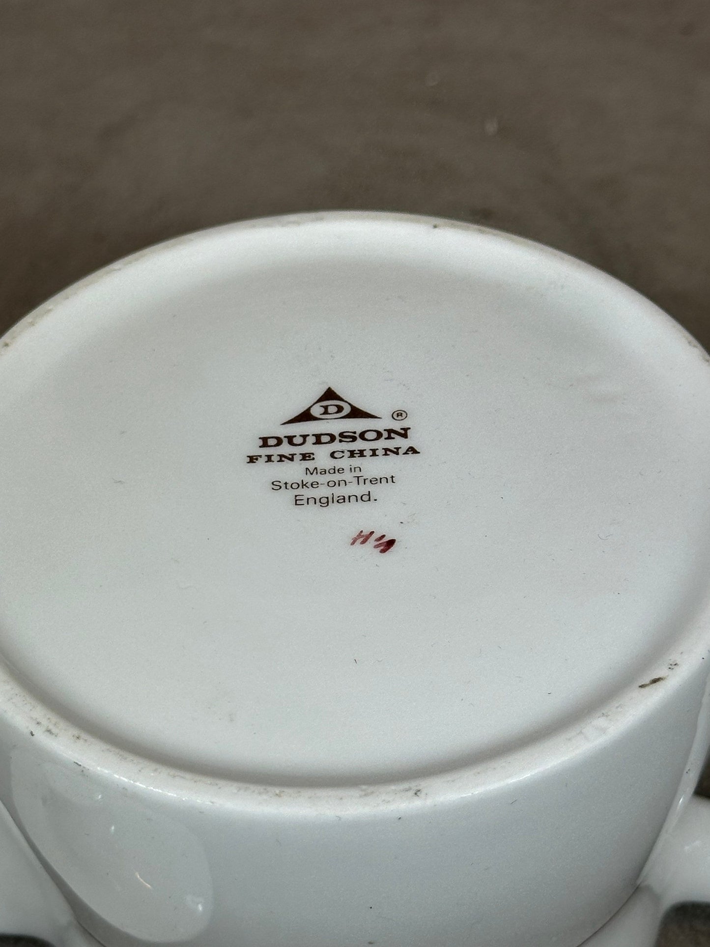 Cafetière en porcelaine Les Wagons Lits par Dudson Made in England Vintage 1970
