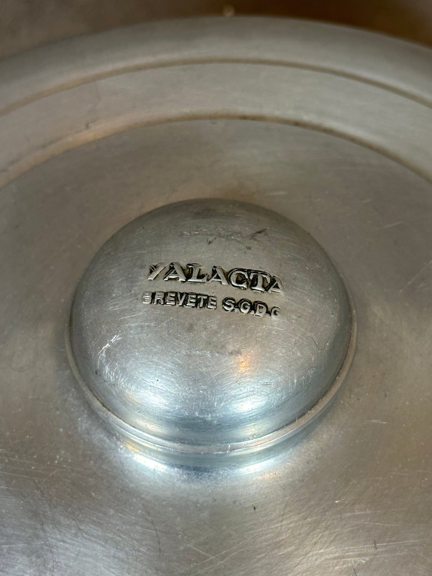 RARE Yaourtière YALACTA en aluminium avec 7 pots pour yaourt et 1 pot à ferment vintage made in France 1950