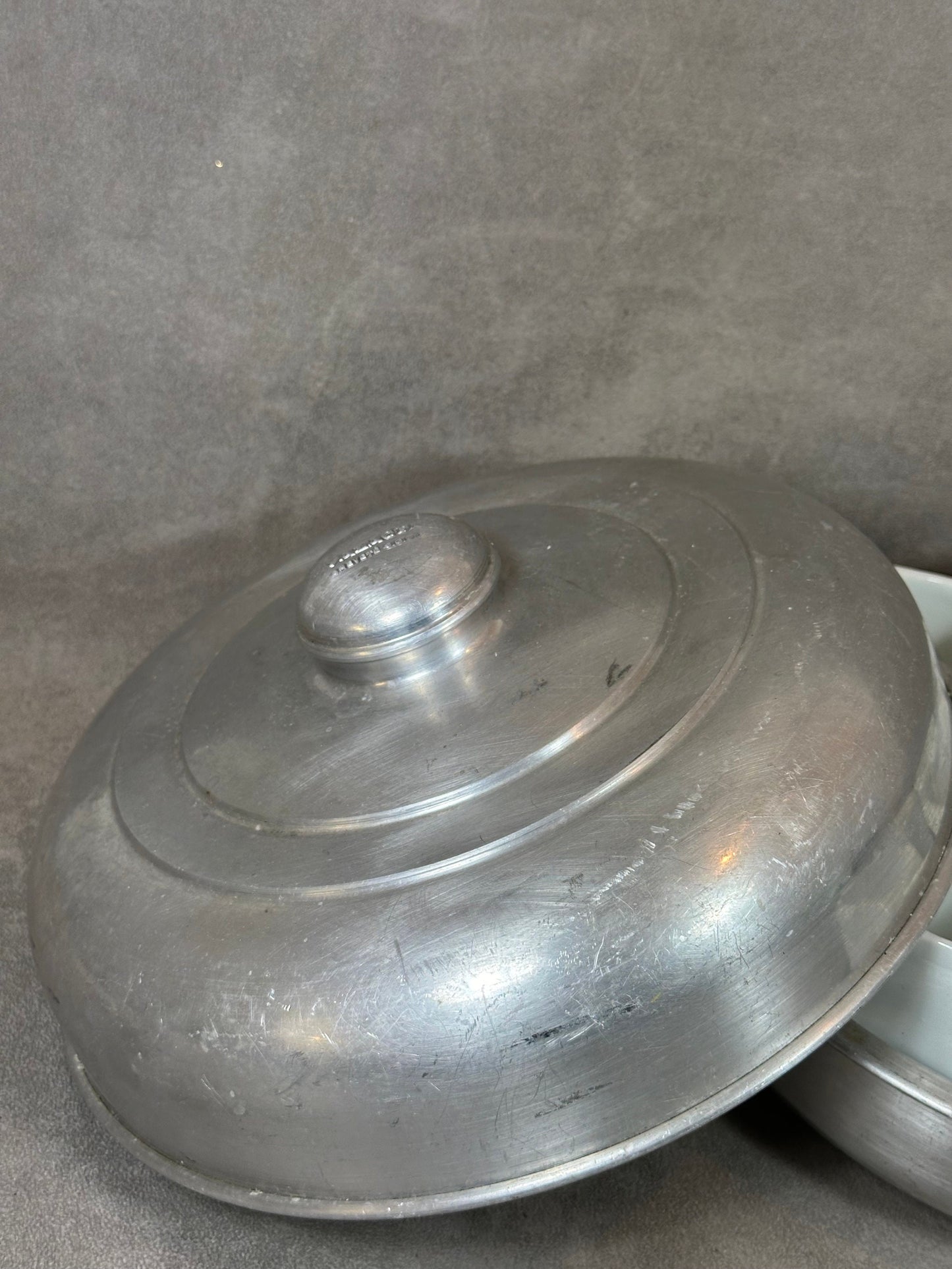 RARE Yaourtière YALACTA en aluminium avec 7 pots pour yaourt et 1 pot à ferment vintage made in France 1950