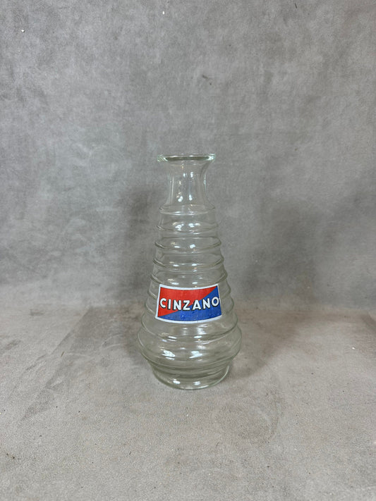 Carafe à eau CINZANO Vermouth Made in France Vintage 1980