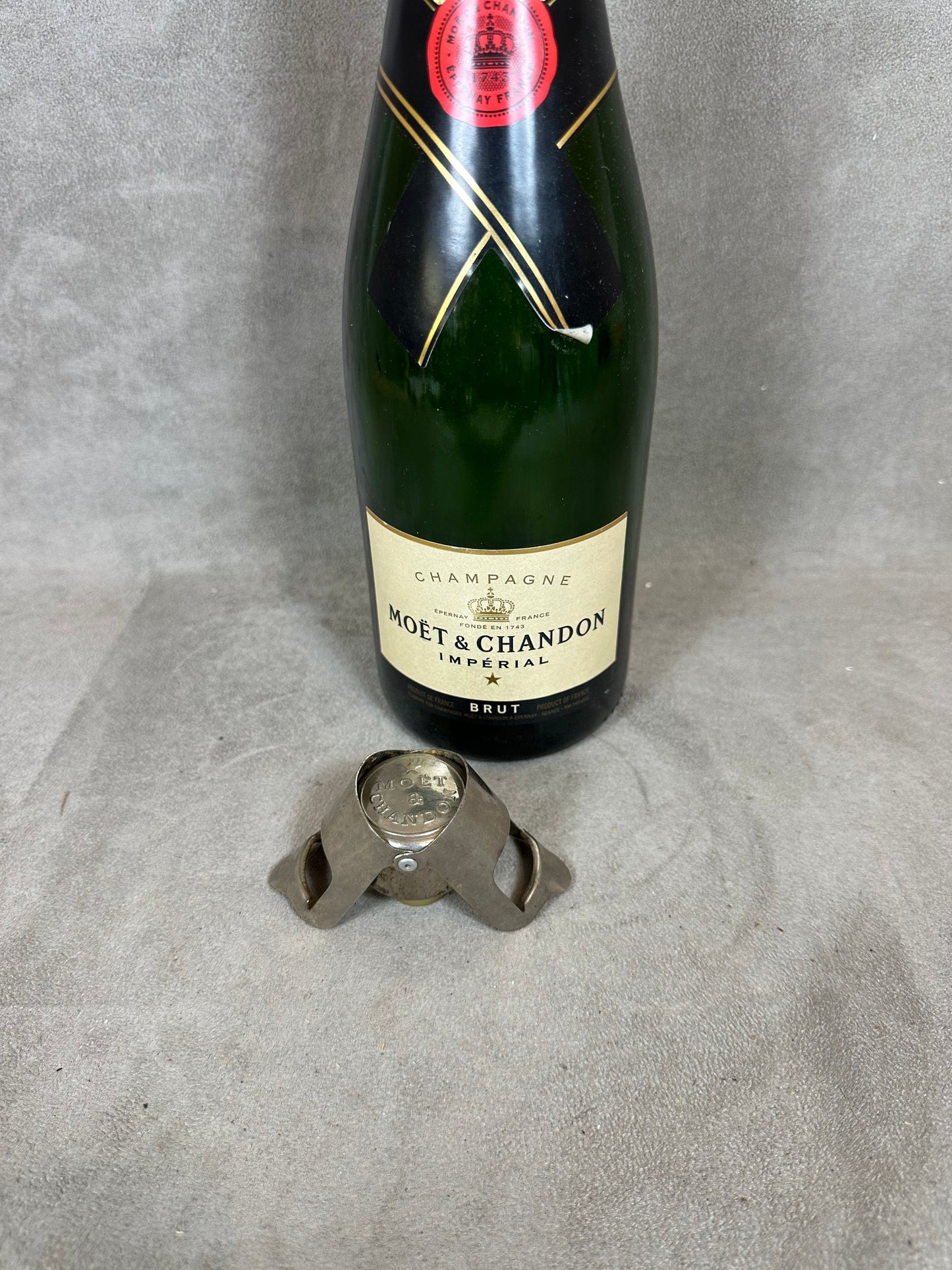 Möet &amp; Chandon Vintage-Champagnerkorken aus Metall