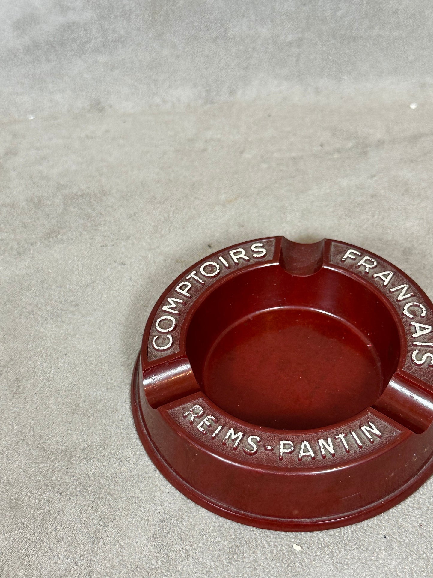 Comptoir Français Vintage Bakelite Ashtray Made in France 1950s