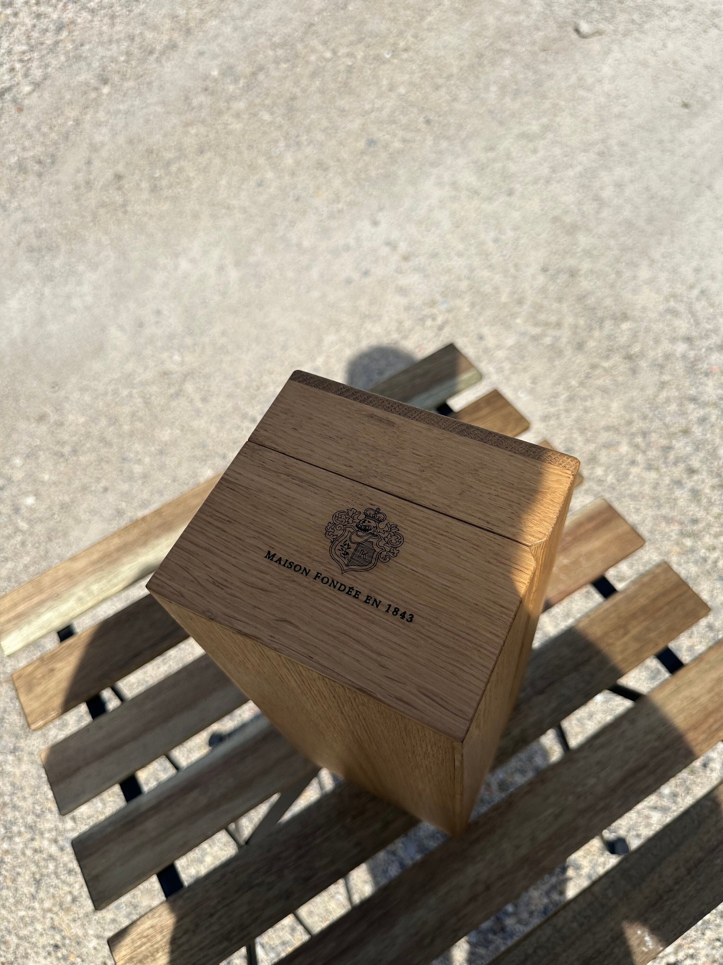 Krug Collection Champagne Wooden Case Made in France 1980s