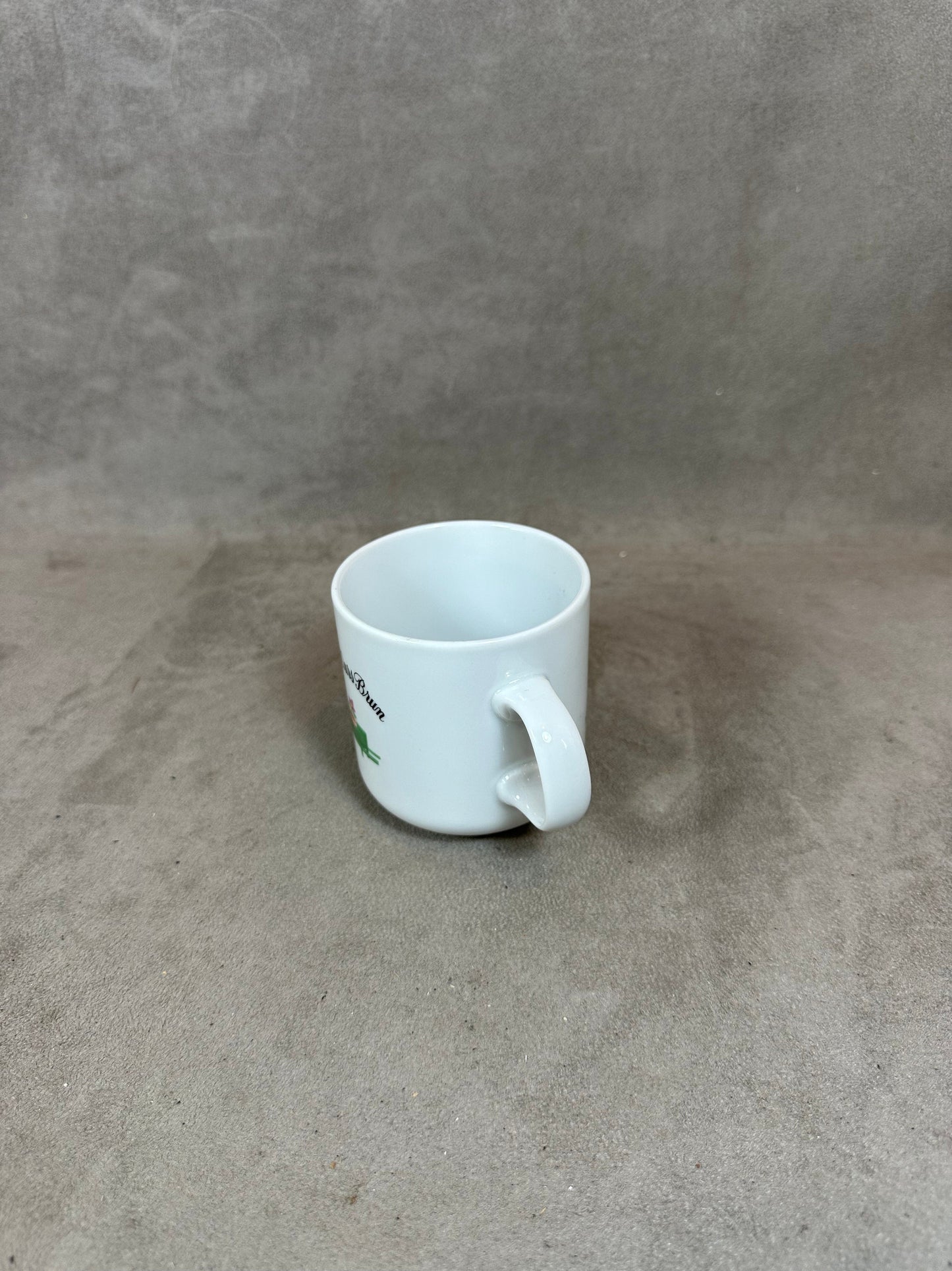 Porcelain Mug Little Brown Bear by Guy Degrenne, Little Brown Bear in the Garden, Made in France, Vintage 1990