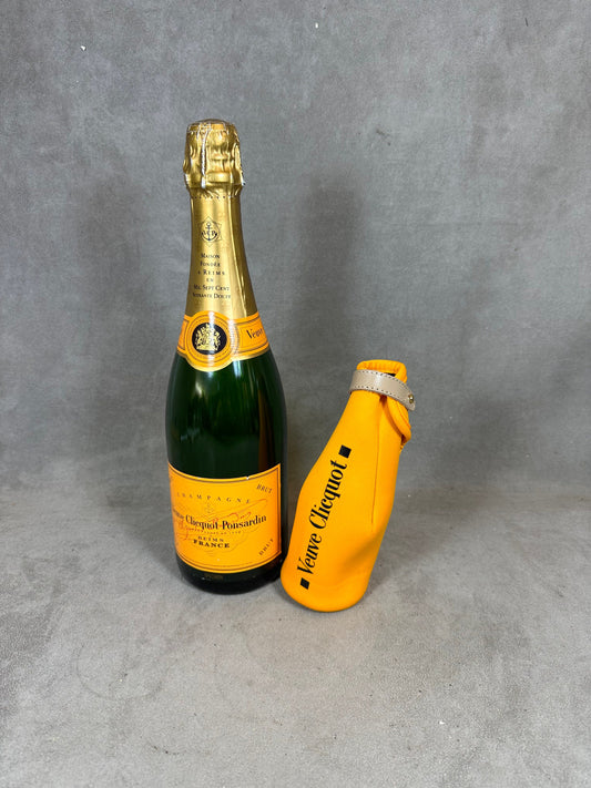 Veuve Clicquot Champagner Isolierkoffer Flaschenkühler Koffer orange Veuve Clicquot Vintage Made in France