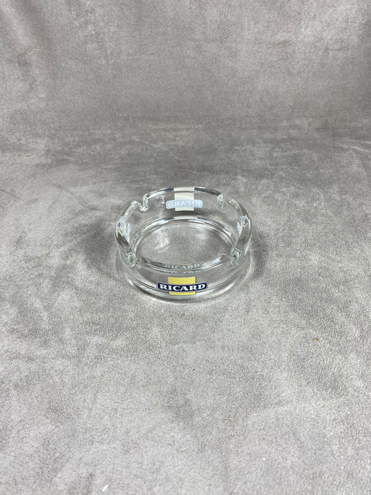 Ricard bar ashtray vintage glass advertising ashtray Vintage 1960