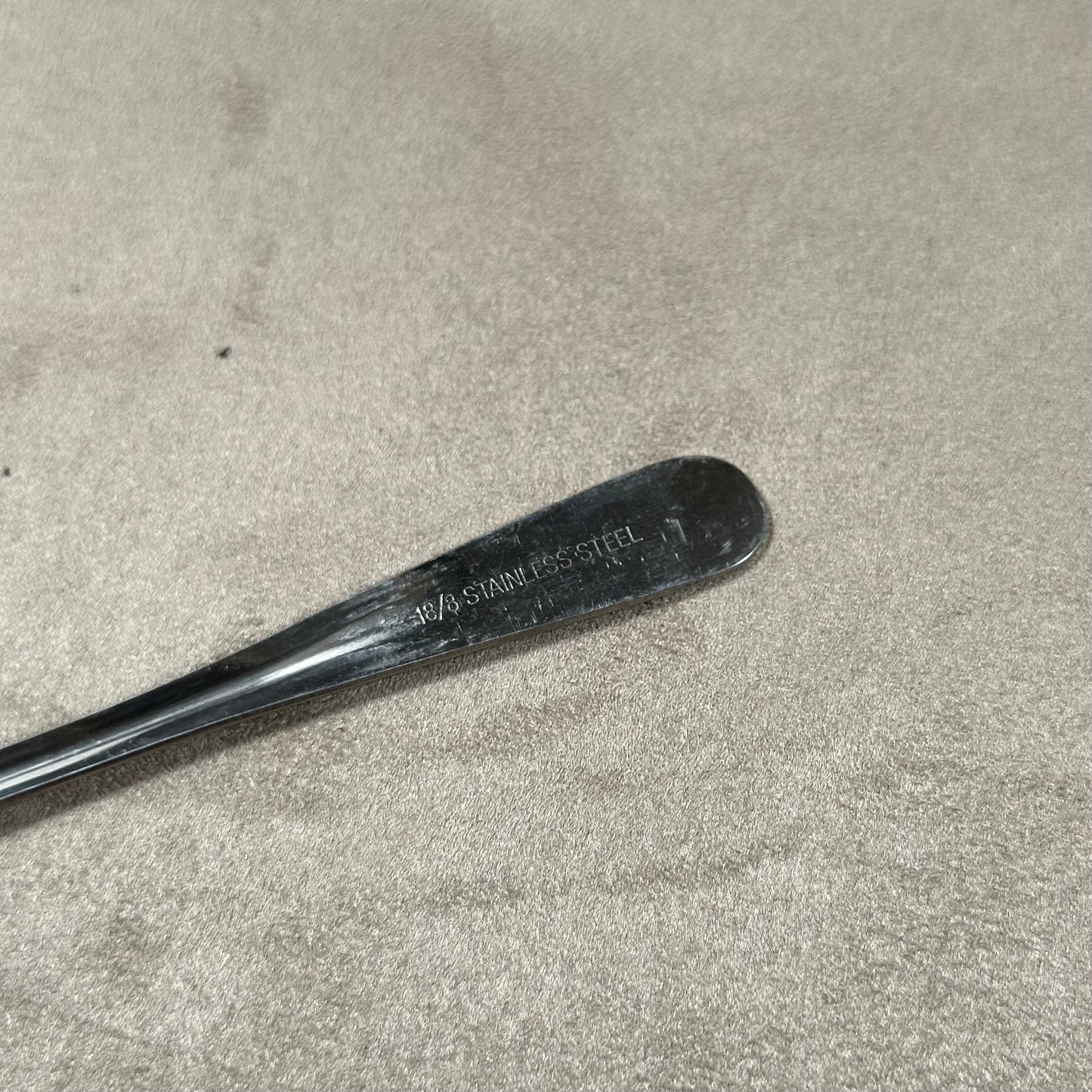 Set of 6 ice cream cups with 6 spoons and tray in 18/10 stainless steel vintage Made in France