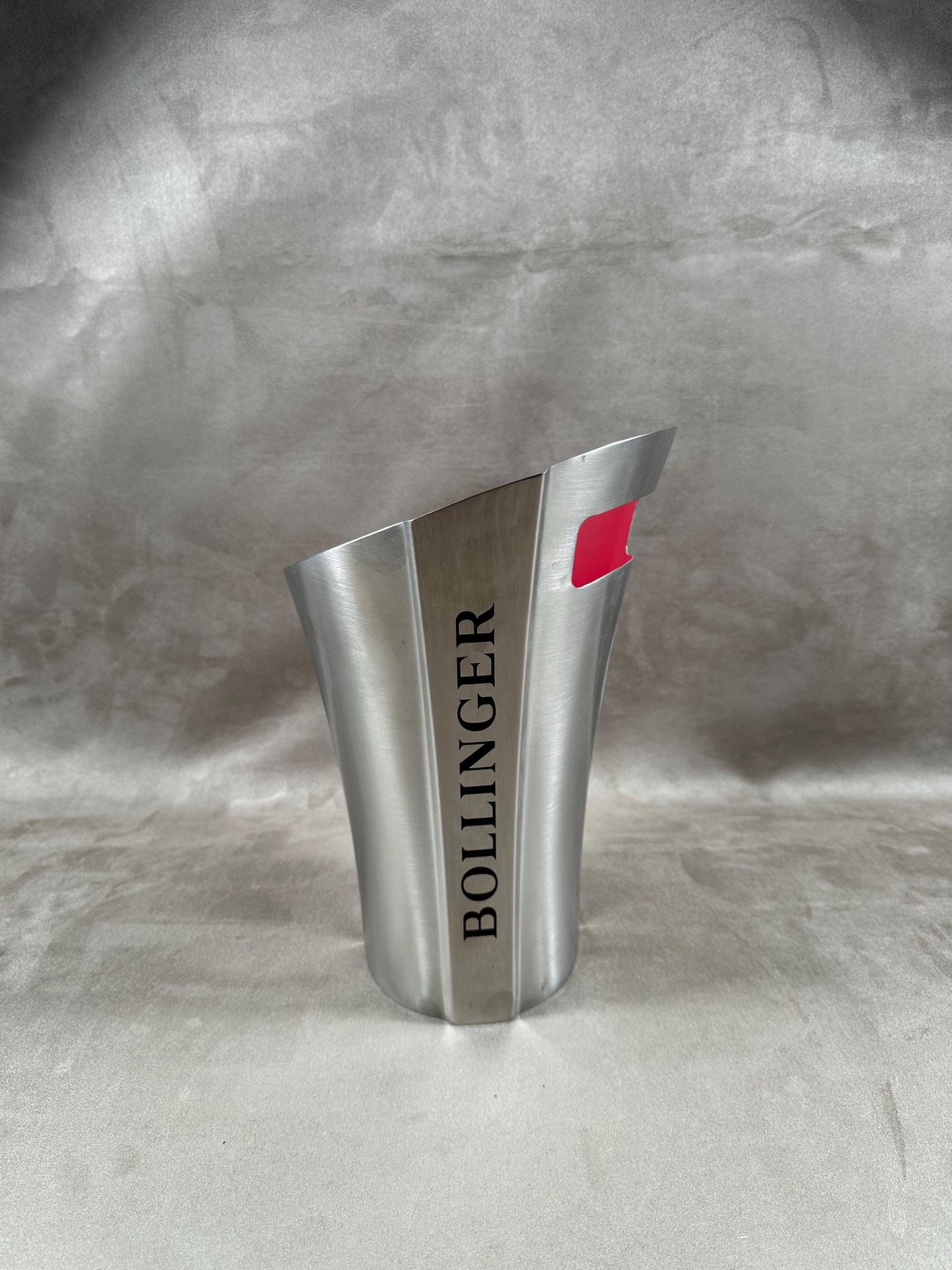 Seau à champagne Bollinger en acier par Eric Barthes Made in Italy Années 1990