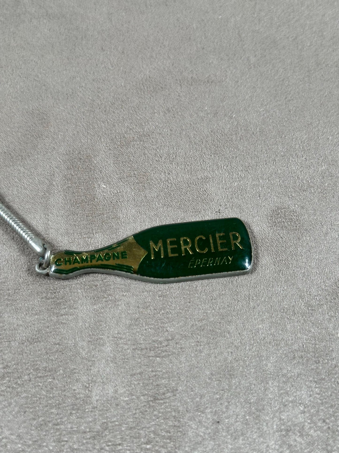 Porte clés champagne Mercier  Made in France Années 1960