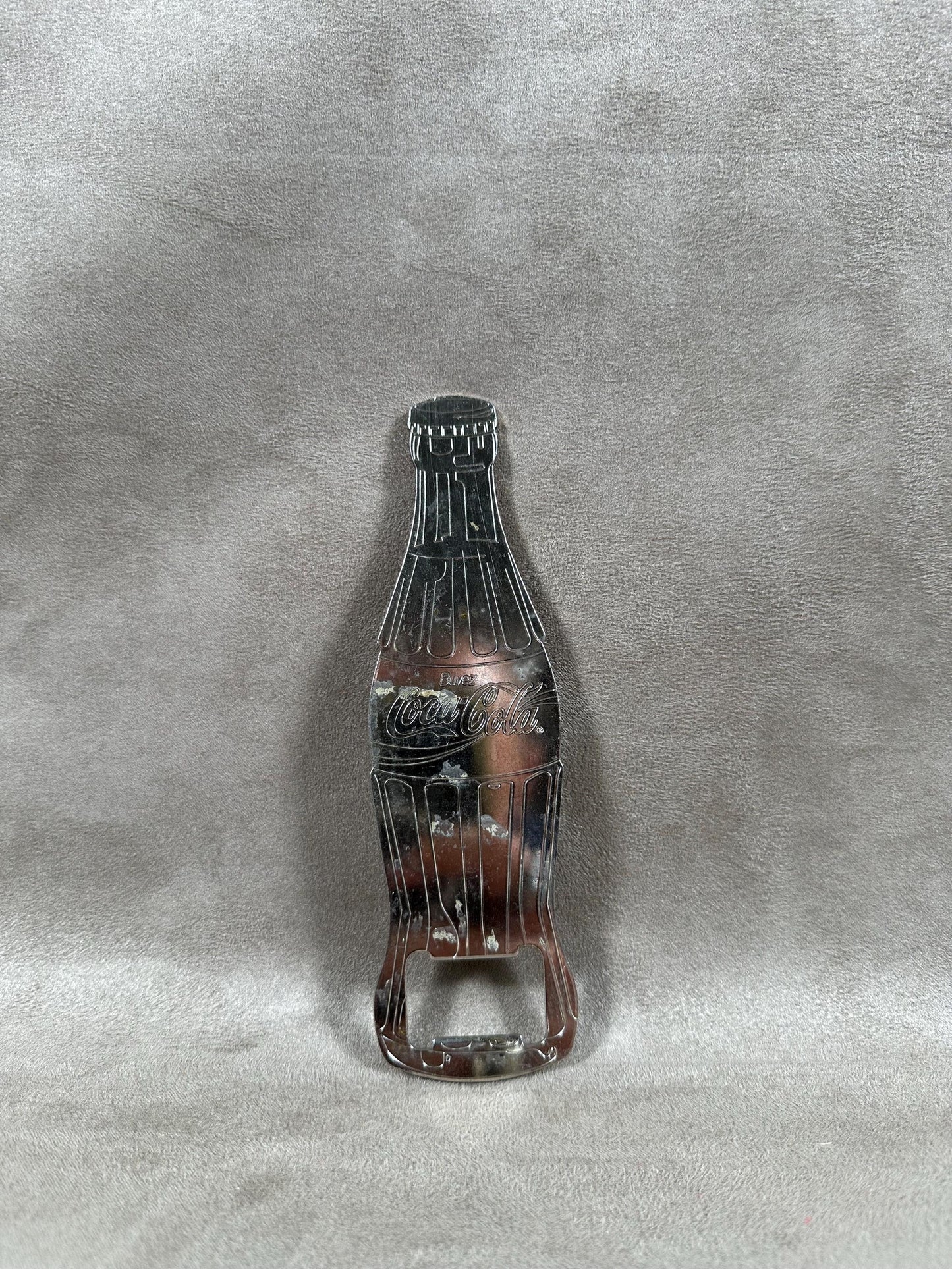 Vintage 1980's COCA-COLA metal bottle opener