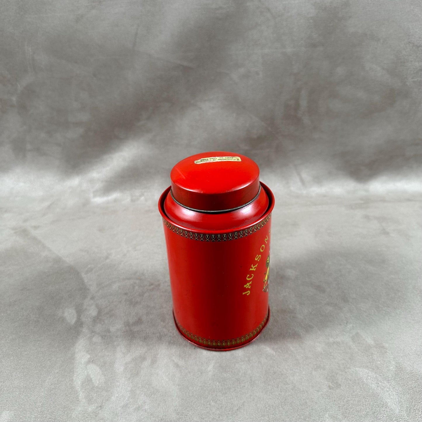 Jacksons of Piccadilly Metal Tea Caddies, Made in England, Vintage 1980