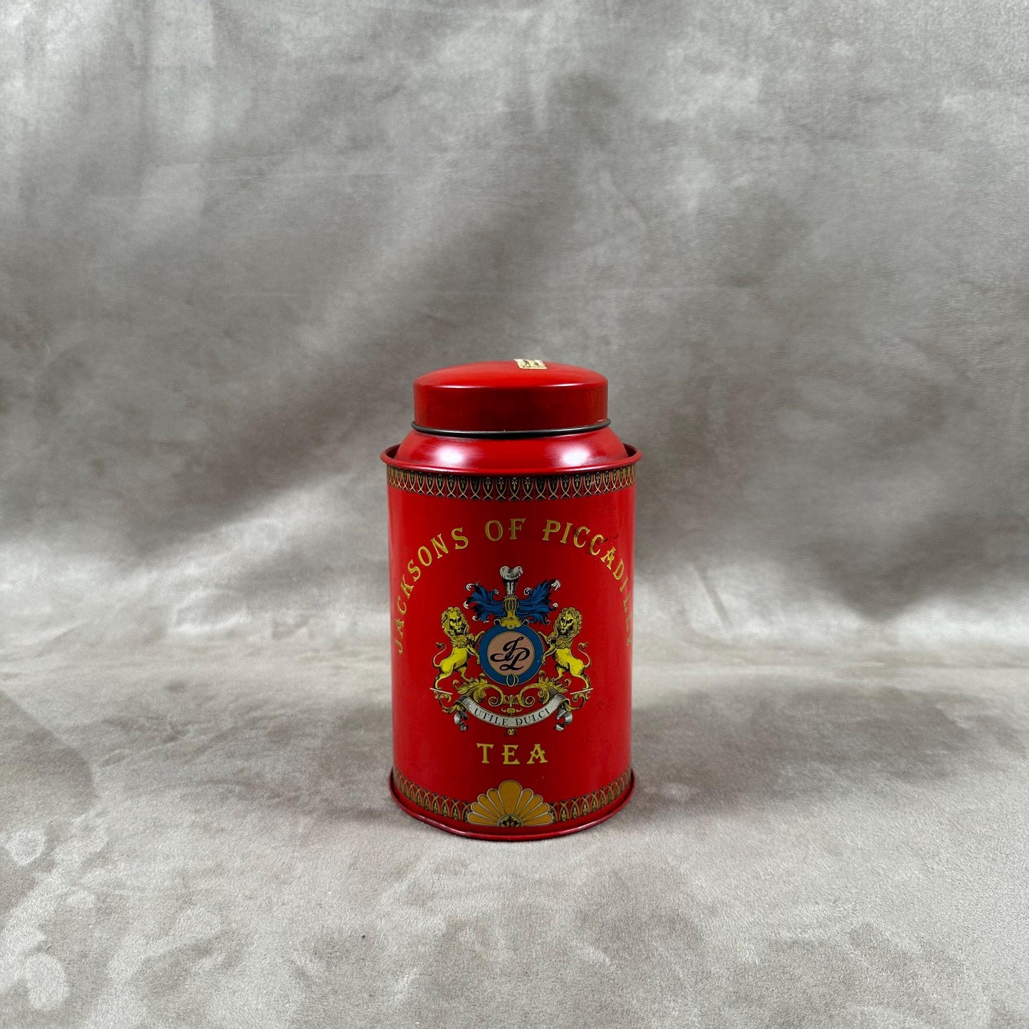 Jacksons of Piccadilly Metal Tea Caddies, Made in England, Vintage 1980