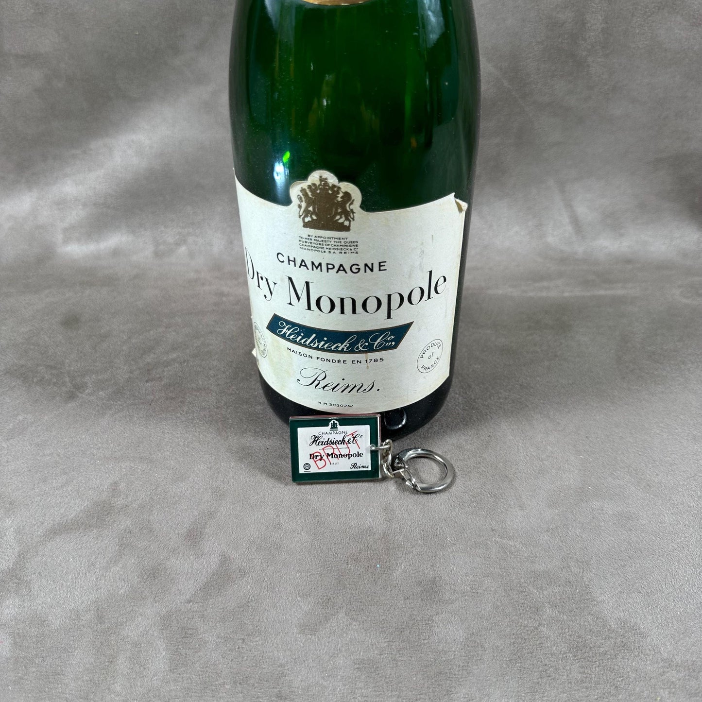 Porte clés Champagne Heidsieck & Co Monopole Made in France Vintage 1960