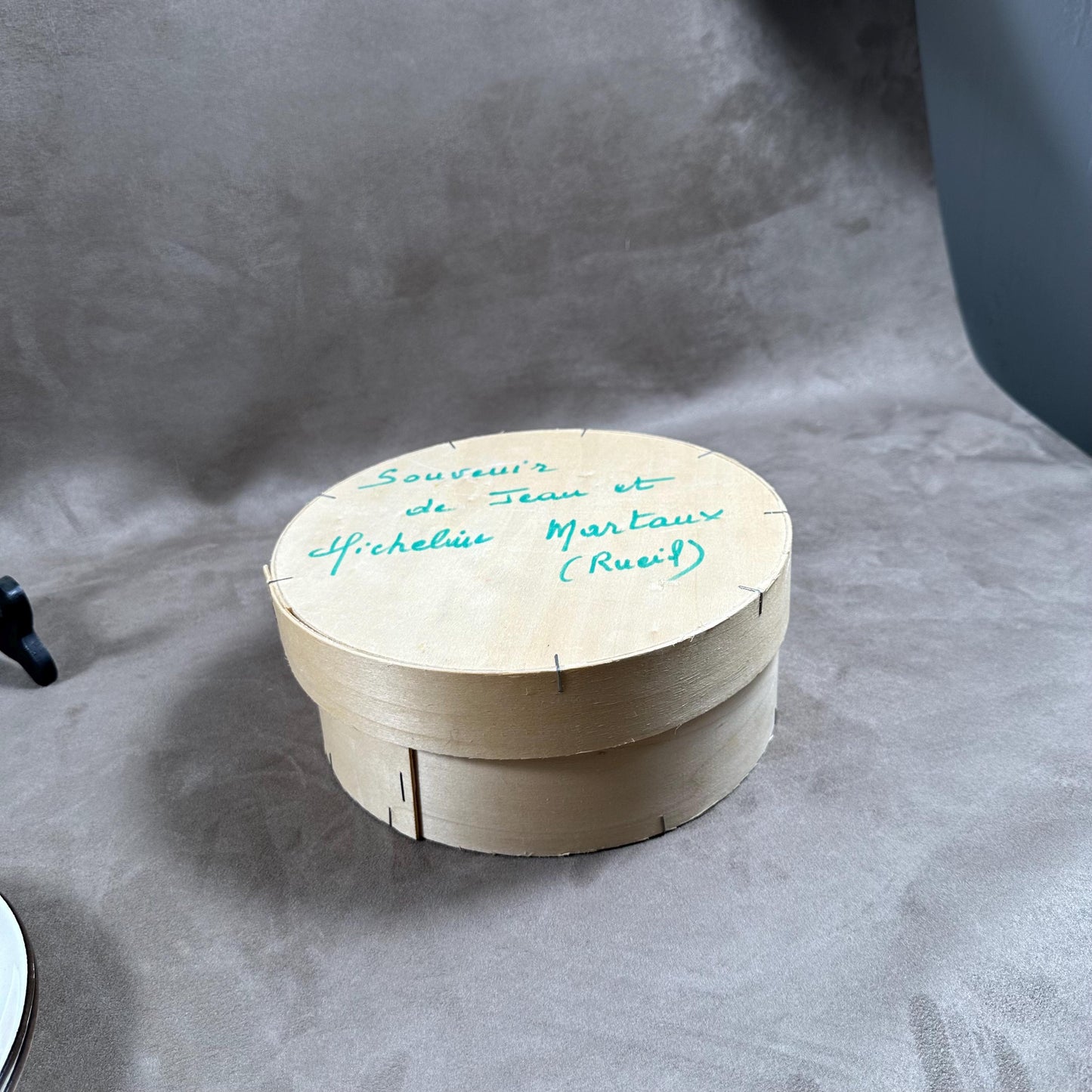 Set de 2 assiettes à fondue faience vintage GIEN modèle Sarrasine Marie-Pierre Boitard Made in France 1970