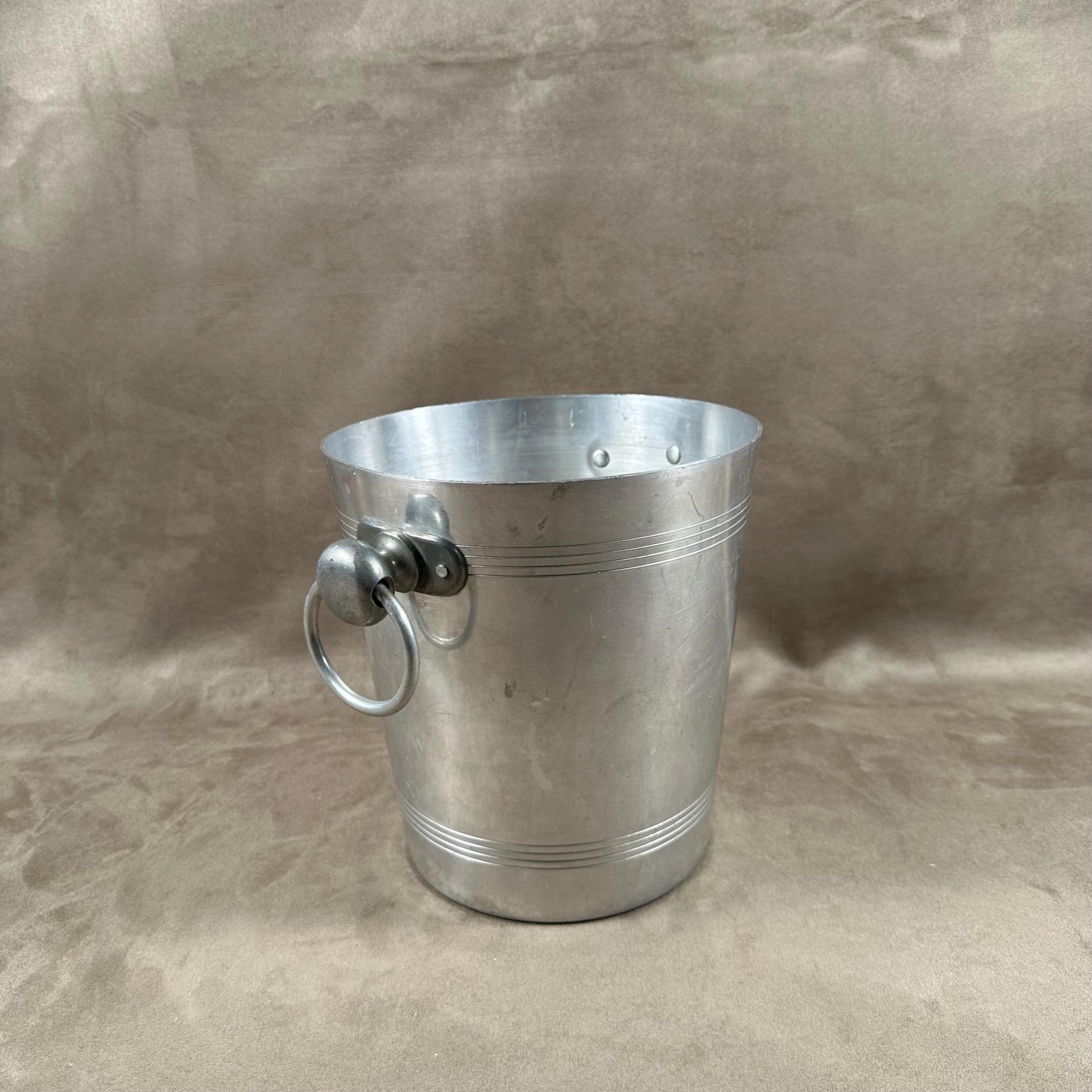 RARE Perrier-Jouet Belle époque Vintage aluminum champagne bucket made in France 1960s