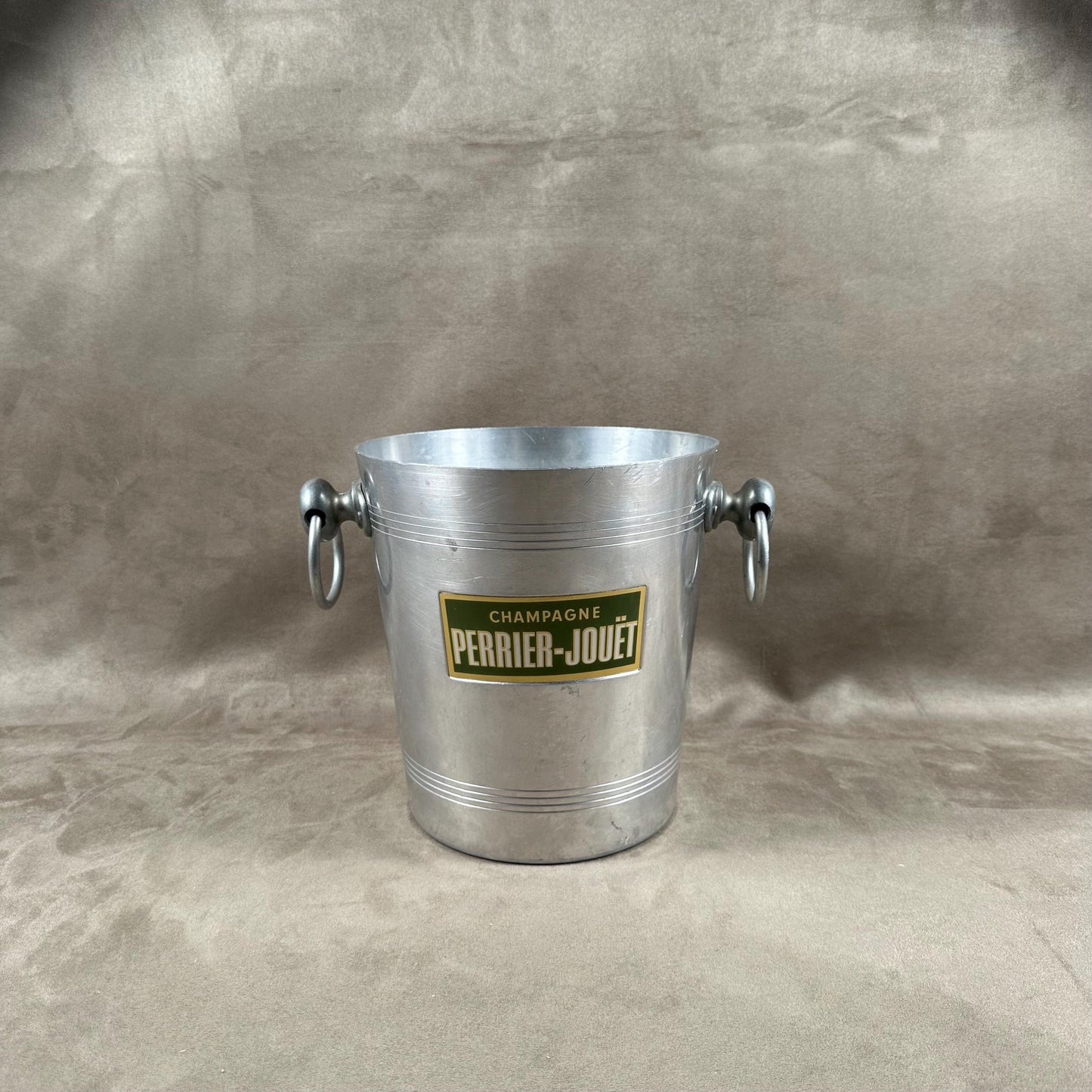 RARE Perrier-Jouet Belle époque Vintage aluminum champagne bucket made in France 1960s