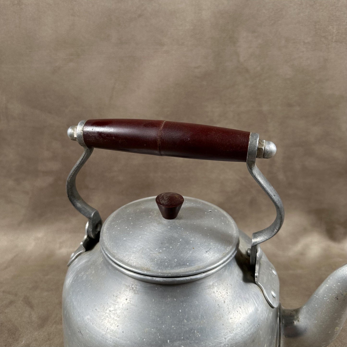 Aluminum Kettle by Tournus, Made in France, Vintage 1950