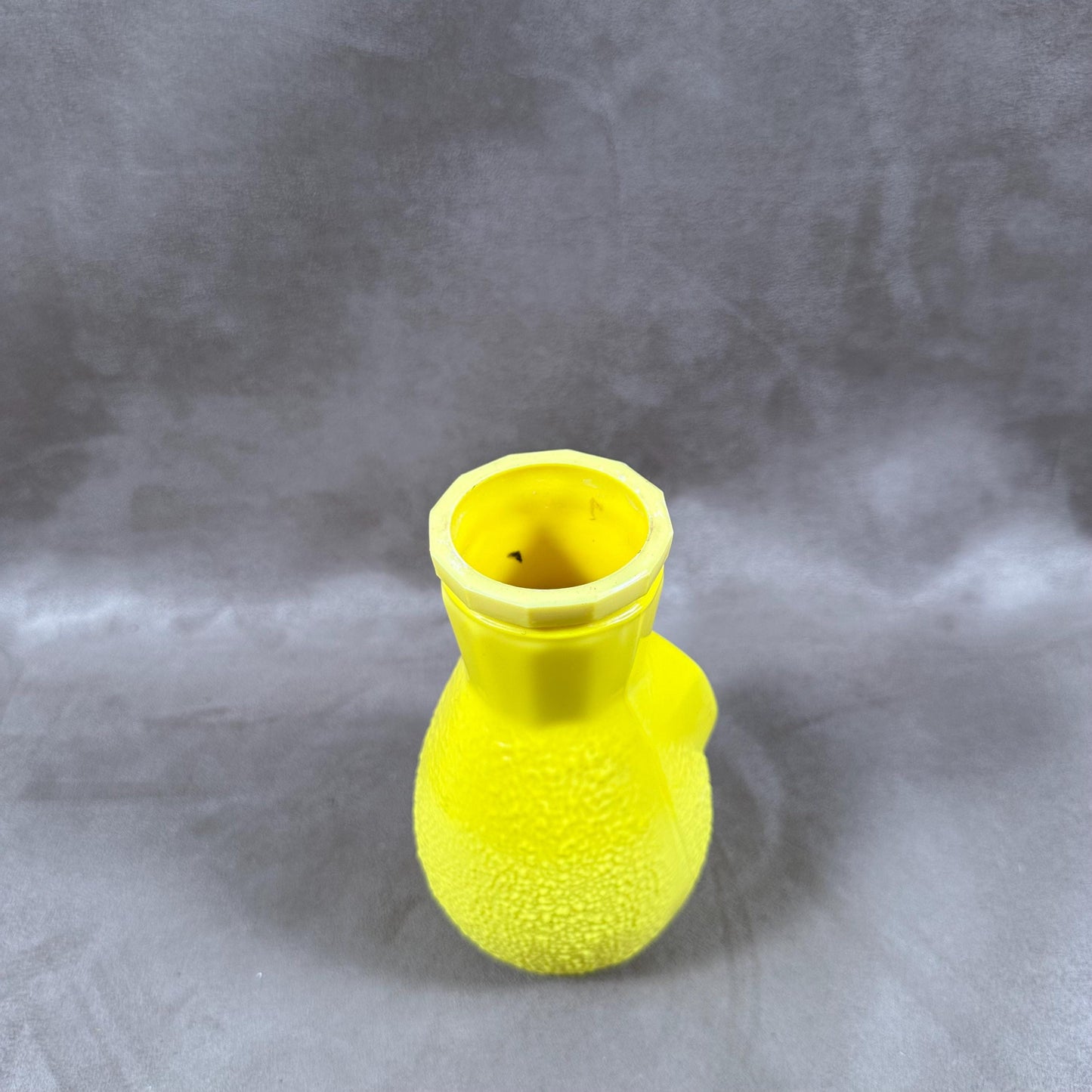 Porte paille en verre publicitaire Orangina vintage Made in France
