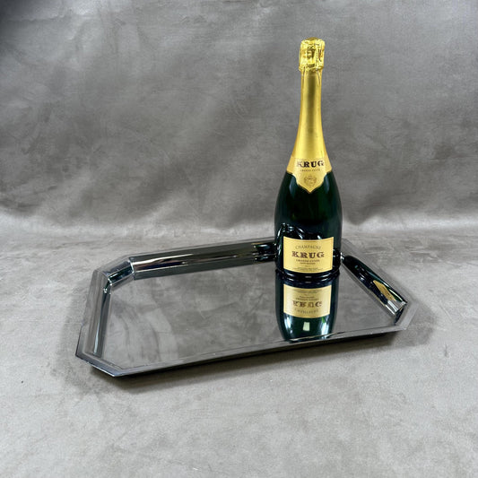 Letang Remy tray in 18-8 vintage stainless steel Made in France