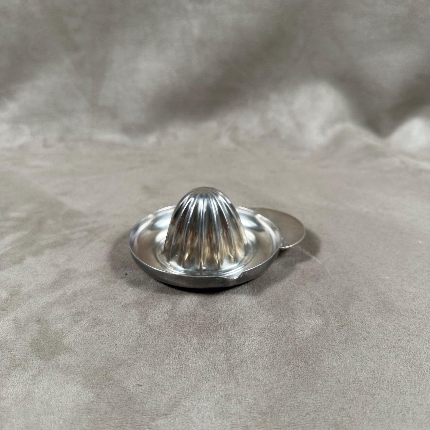 Vintage silver-plated citrus press with goldsmith's mark Made in France