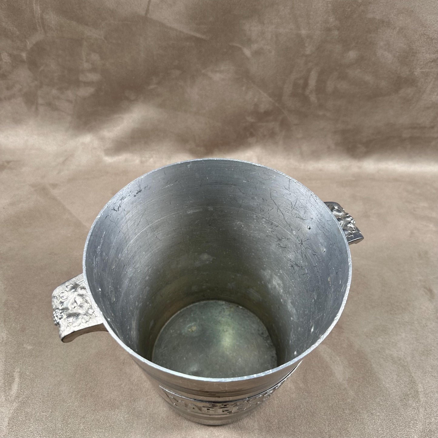 VERY RARE Marcel Pierre metal champagne bucket Made in France 1950s